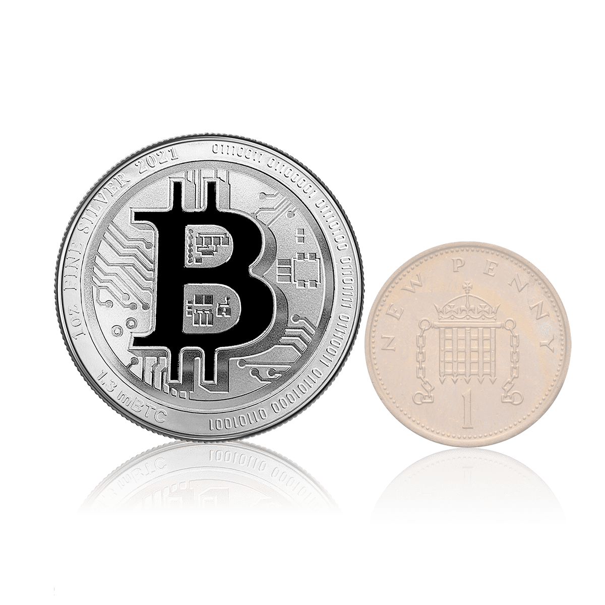 1oz Silver Gold Bank Bitcoin (999) | Gold Bank - London