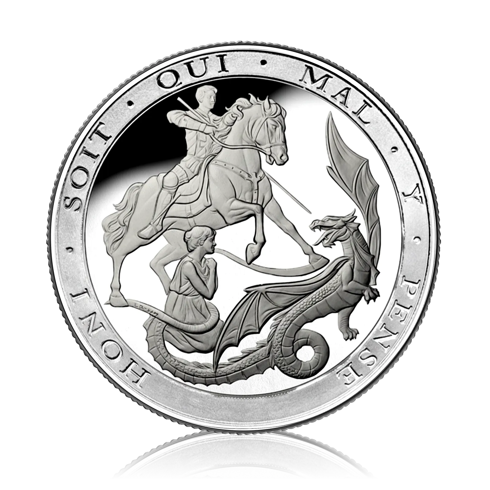 Silver Proof Sovereign Five Coin Set. St George and the Dragon (2022) |  Gold Bank - London