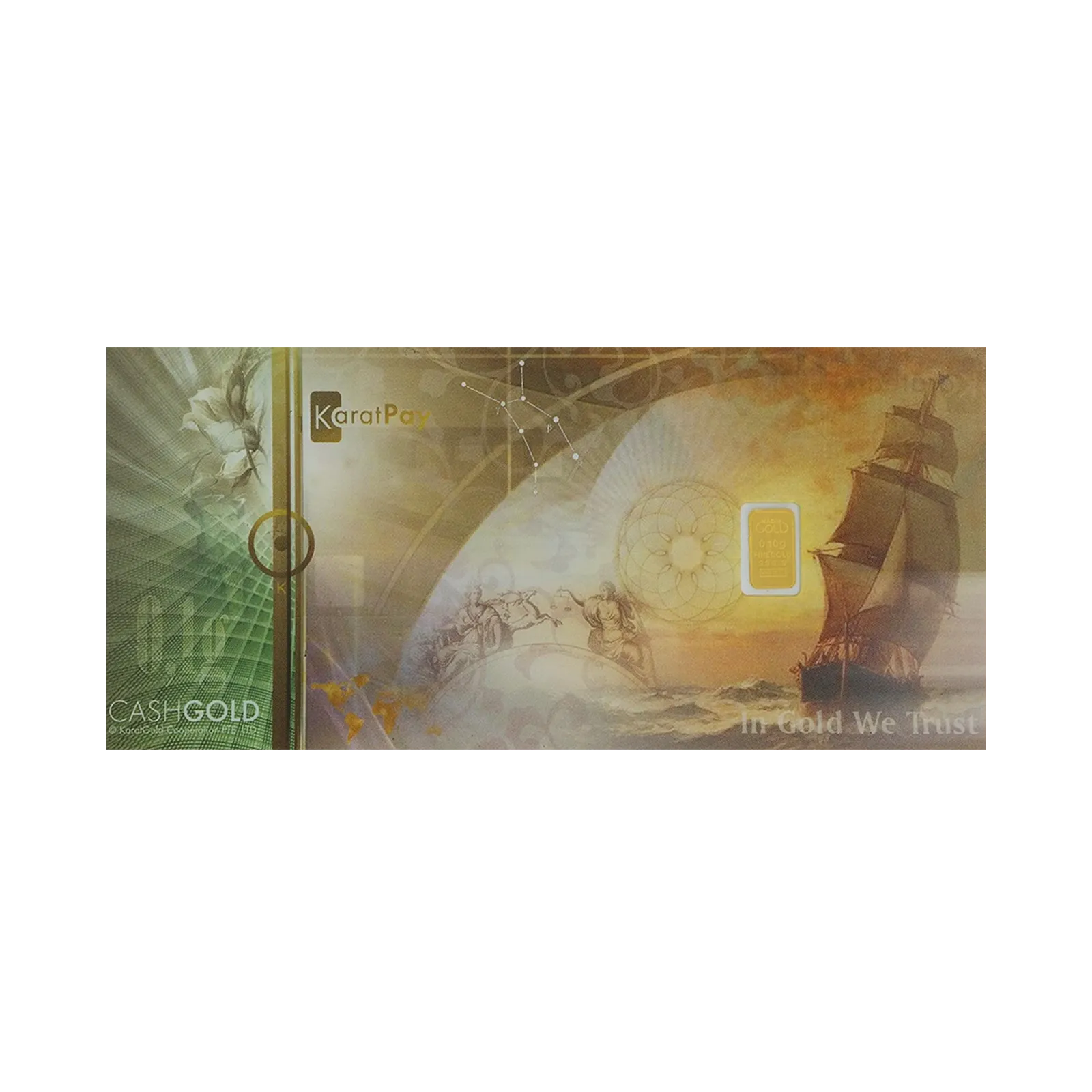 999.9 M0-1 0.1g Cash Gold Bullion (999.9) | Gold Bank - London