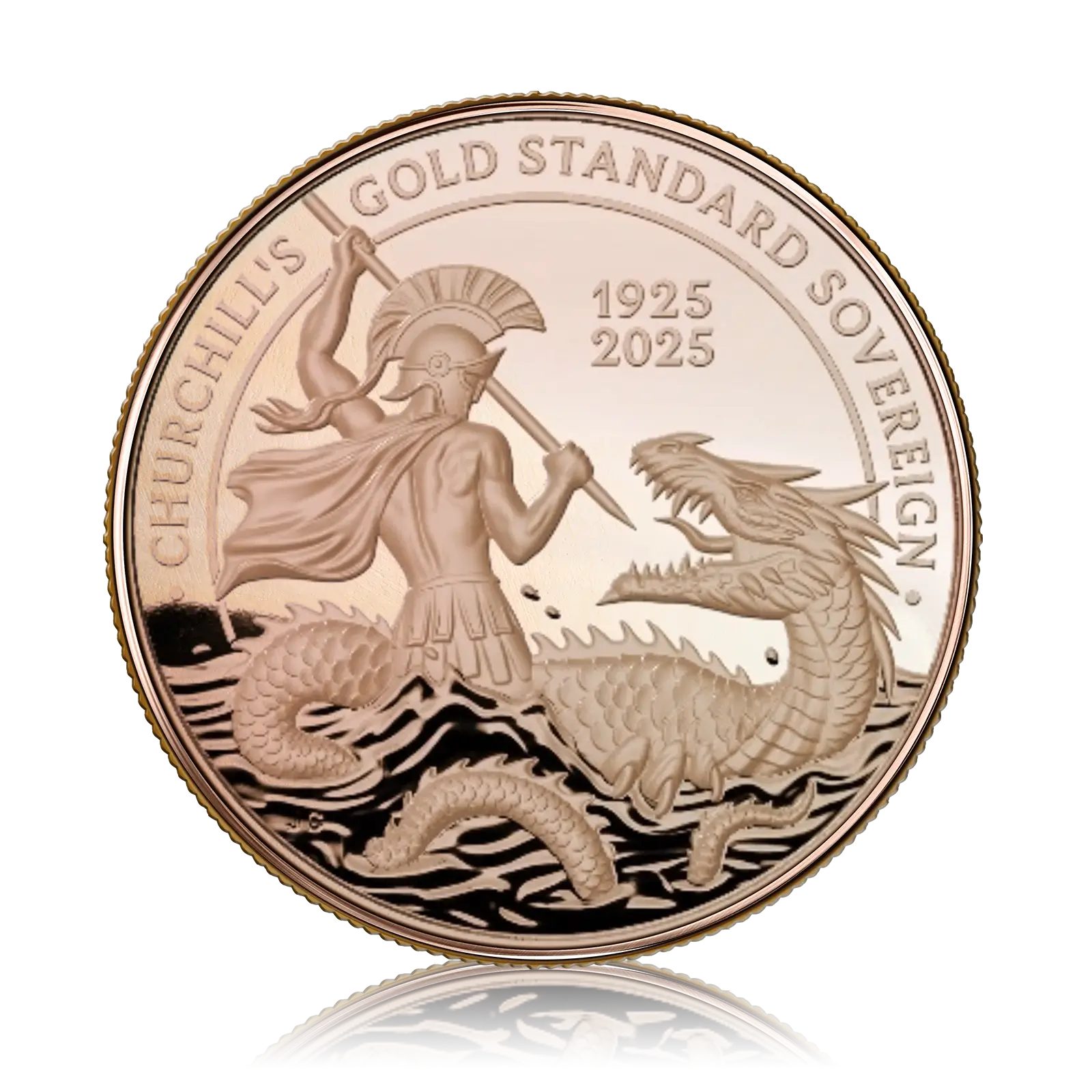 St George Rose Gold Deluxe Sovereign Box Set (2025) | Gold Bank - London