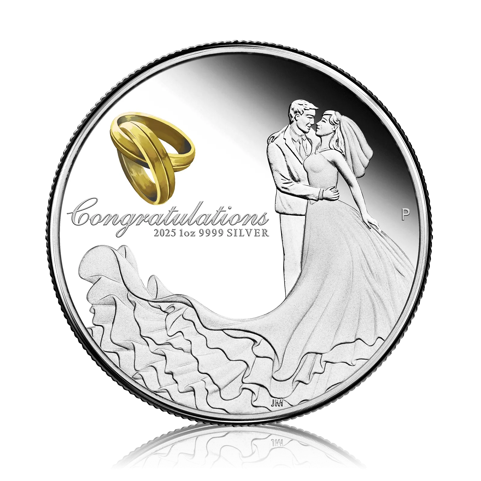 1 Oz Silver Congratulations Happy Wedding Gift Box (2025) | Gold Bank ...