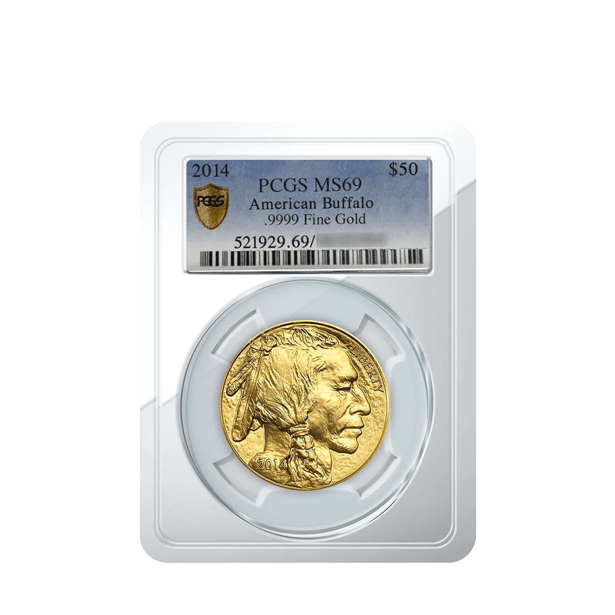 1oz Gold US Mint American Buffalo 2014 PCGS Graded (MS69) | Gold 