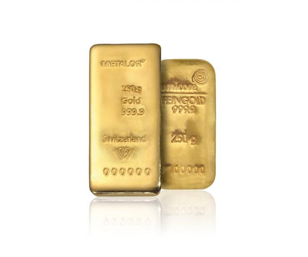 250g Gold Investment Bar Mixed Brands (Best Value)