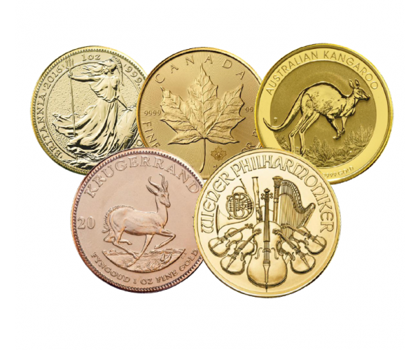 1oz Mixed Brands Gold Coins (Best Value)