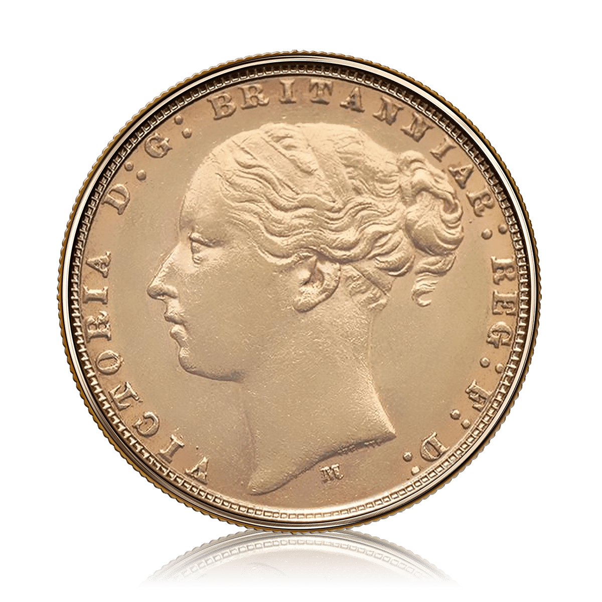 Half Gold Sovereign Queen Victoria Young Head (1871-1887)