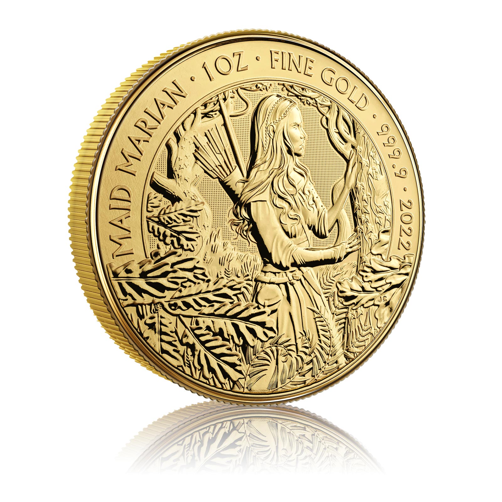 1oz Gold Royal Mint Maid Marian (2022)