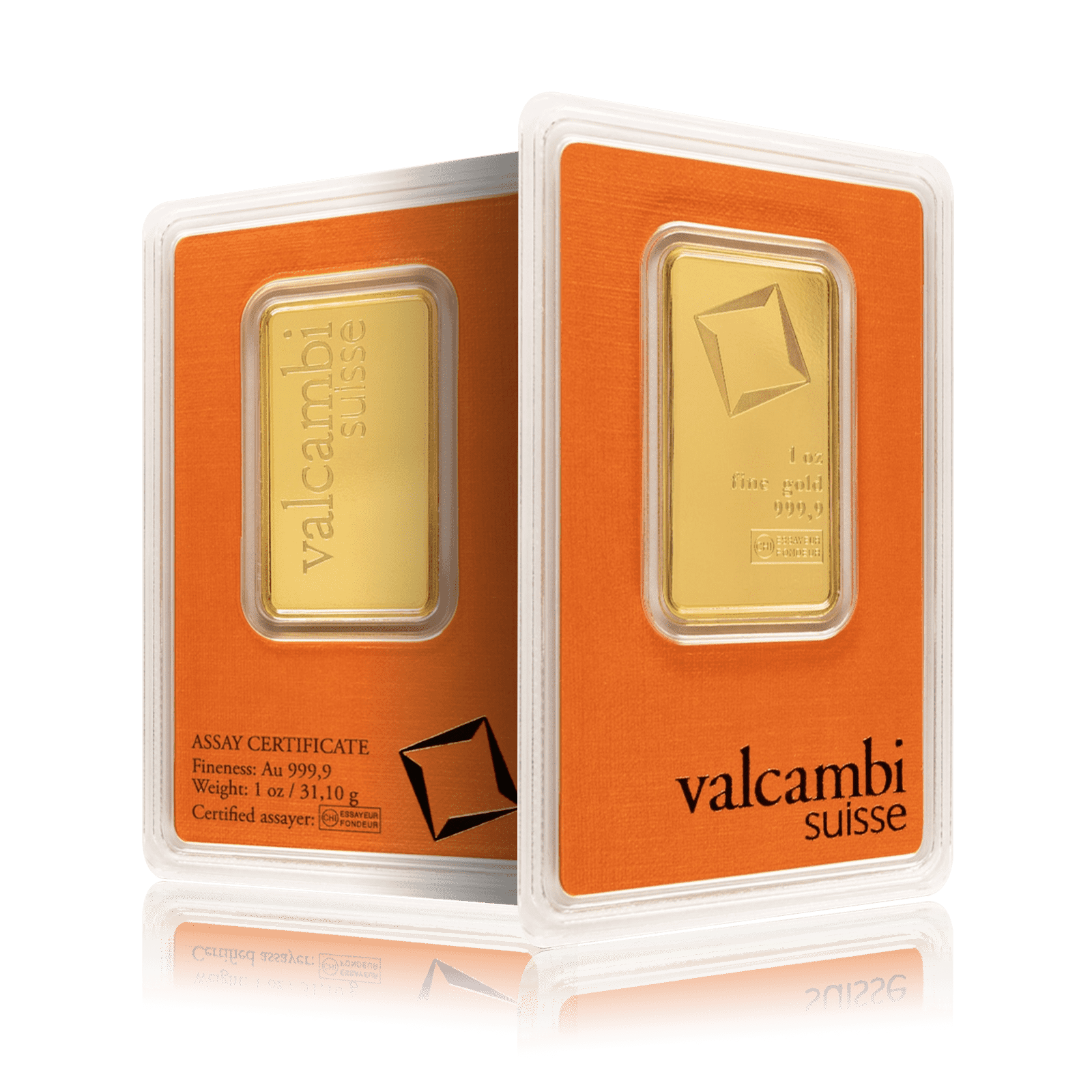 1oz Valcambi Investment Gold Bar (999.9)