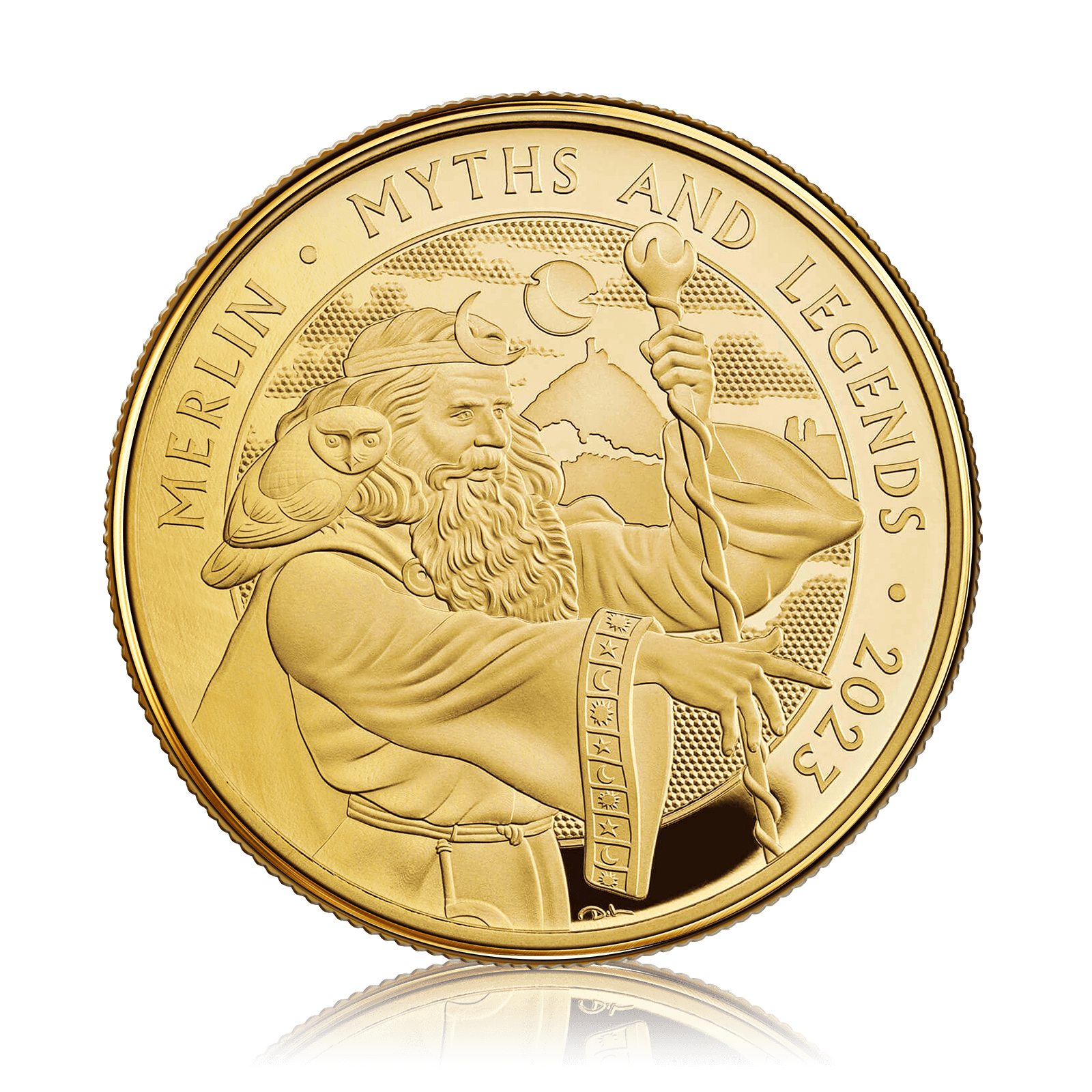 1oz Gold Royal Mint Merlin Myths & Legends (2023)