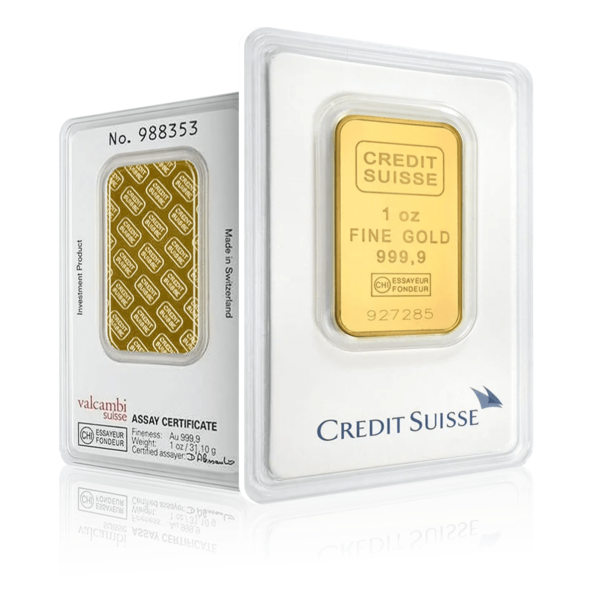 D*O様 Suisse 1オンス 金塊 999.9 1 Ounce Credit Suisse Investment Gold Bar (999.9) | Gold