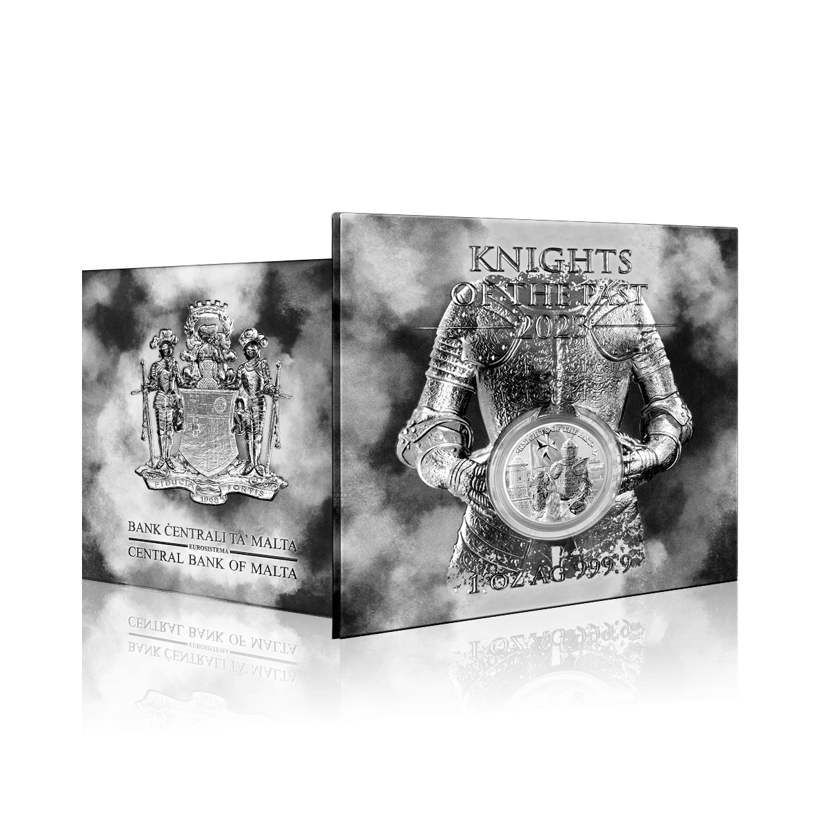 1oz  Silver Malta Germania Mint Knights of the Past (2023) *Pre Owned*