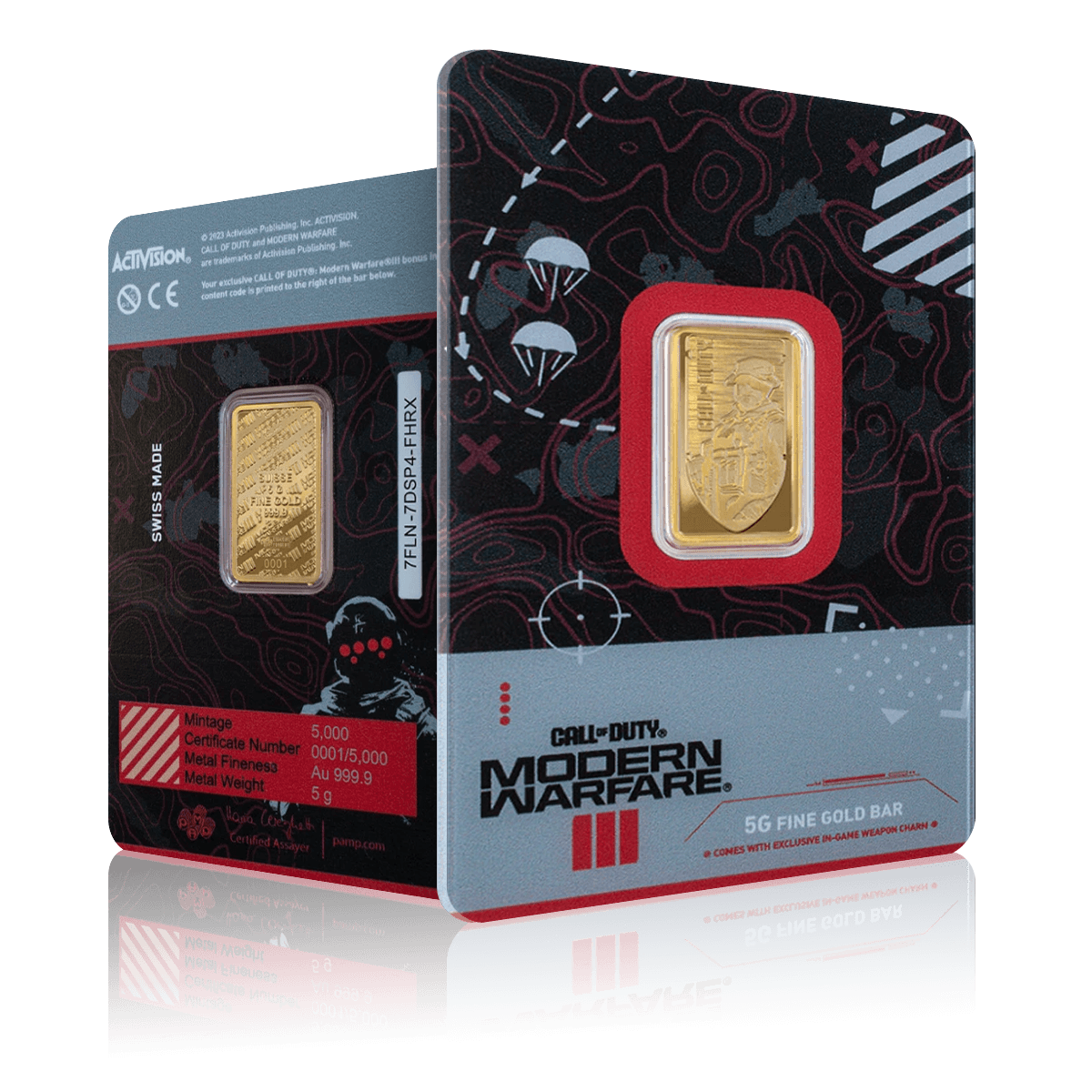 5g PAMP Call of Duty Modern Warfare Gold Bar (Box Set)