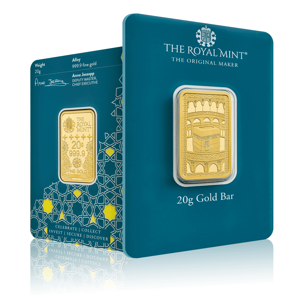 20g Royal Mint Kaaba Gold Bar (999.9)