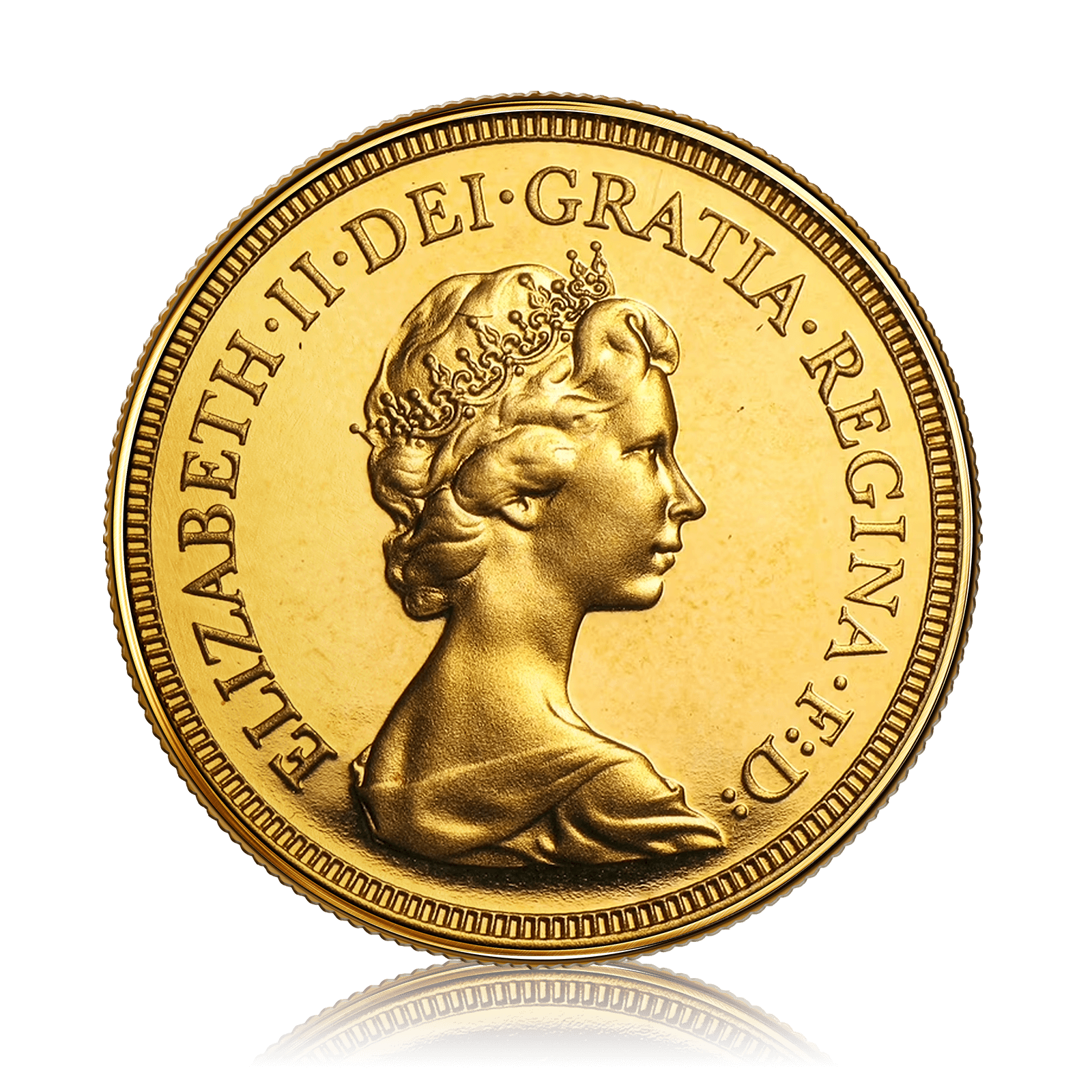 Half Gold Sovereign Elizabeth II Decimal Portrait Proof (1970-1984)
