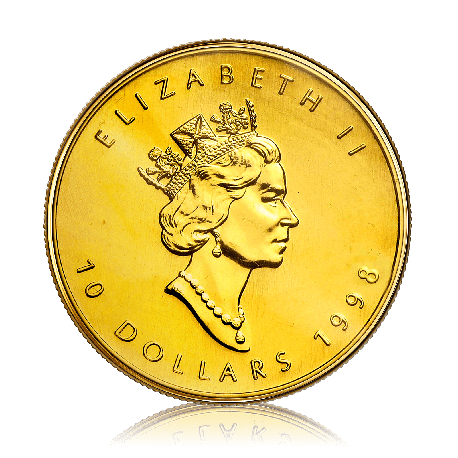 1/4oz Gold Canadian Maple Leaf (1998)