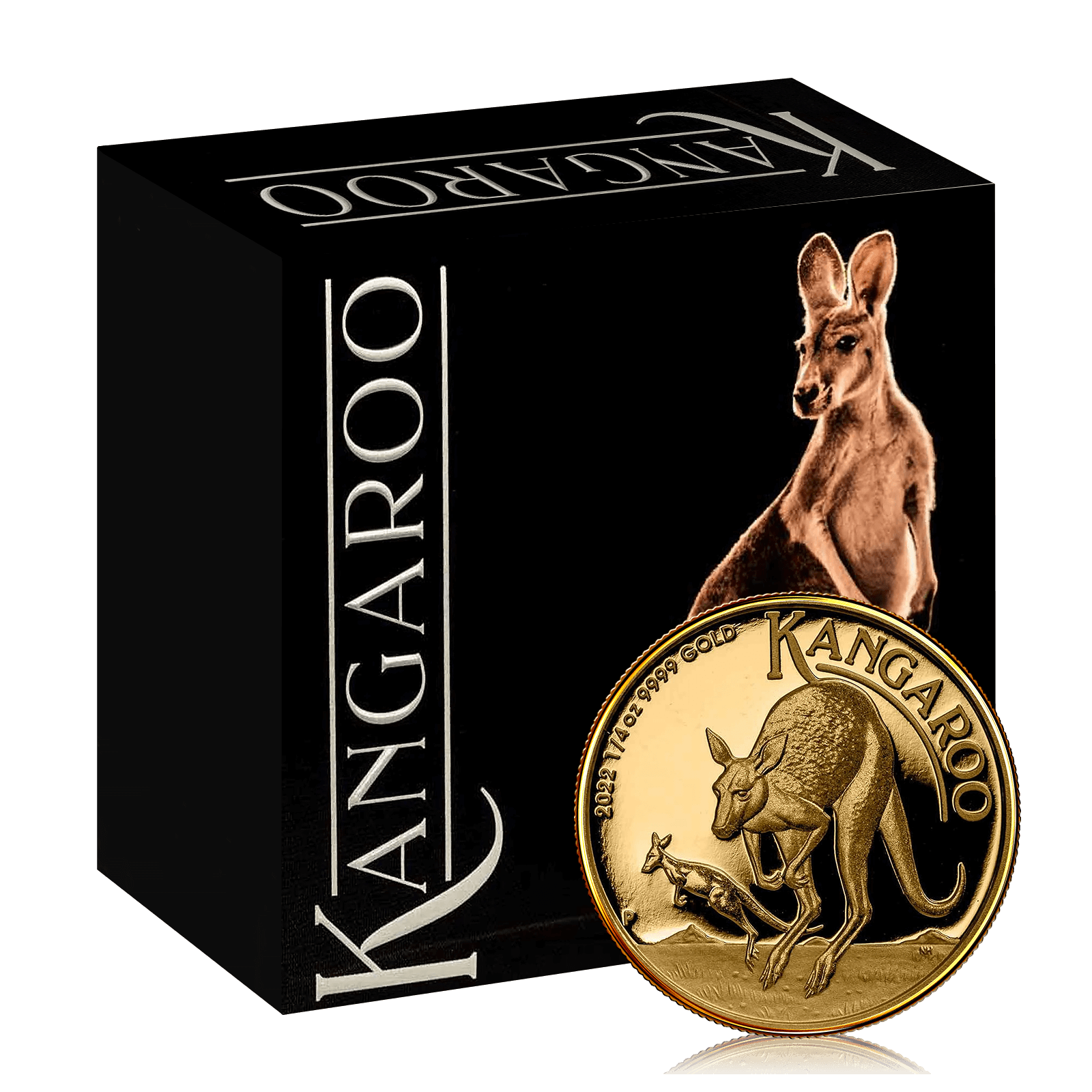 1/4 Oz Gold Australian Kangaroo Proof Box Set (2022)