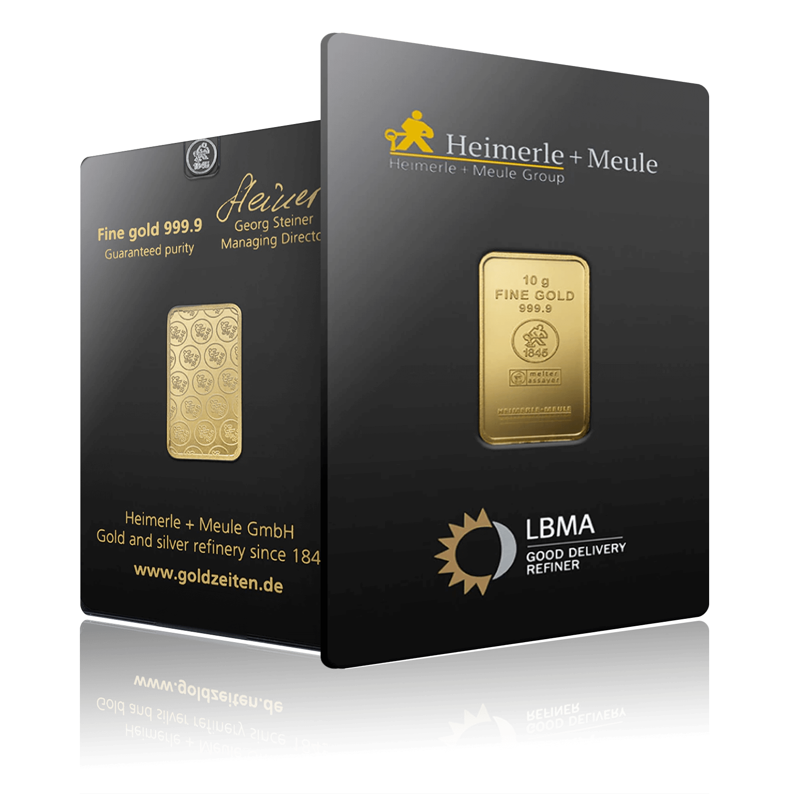 10g Heimerle + Meule Investment Gold Bar (999.9)