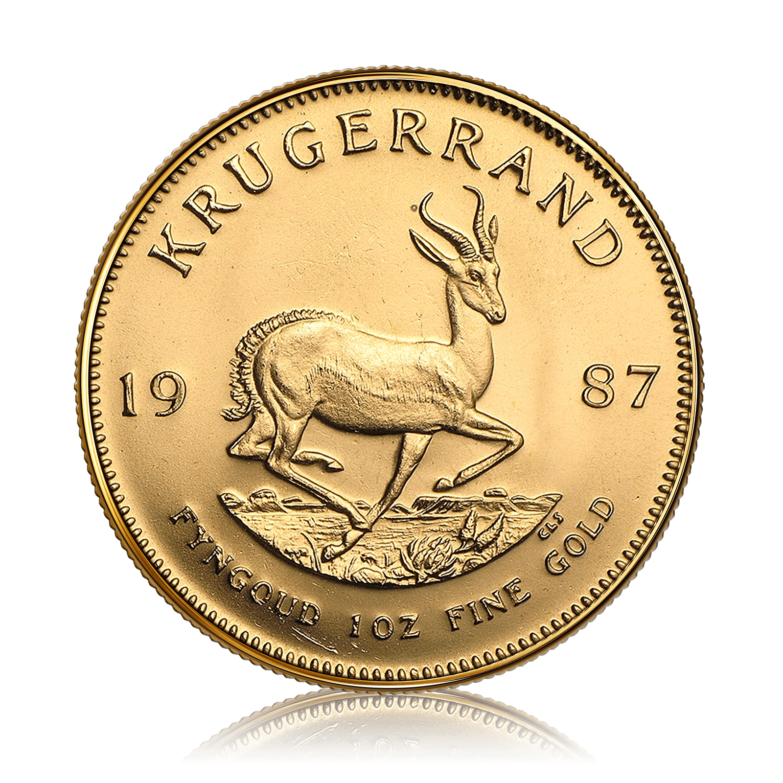 1oz Gold South African Krugerrand (1987)
