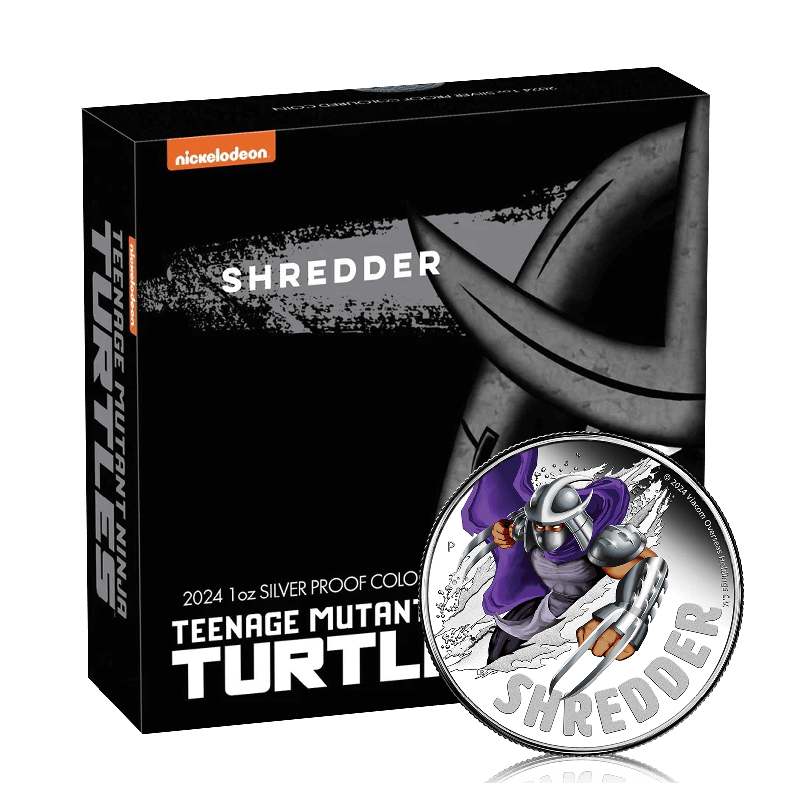 1oz Silver Teenage Mutant Ninja Turtles Shredder (2024)