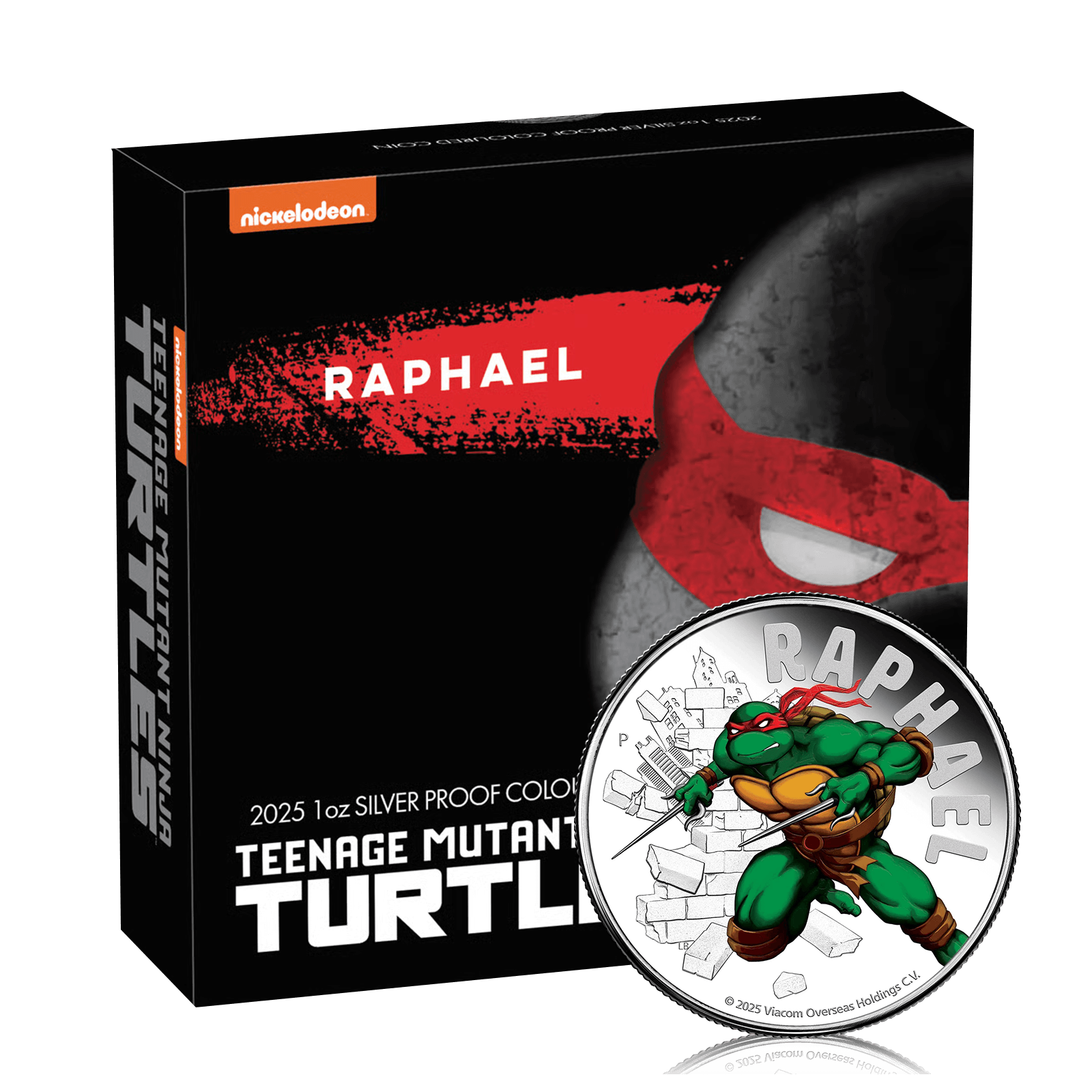 1oz Silver Teenage Mutant Ninja Turtles Raphael (2025)