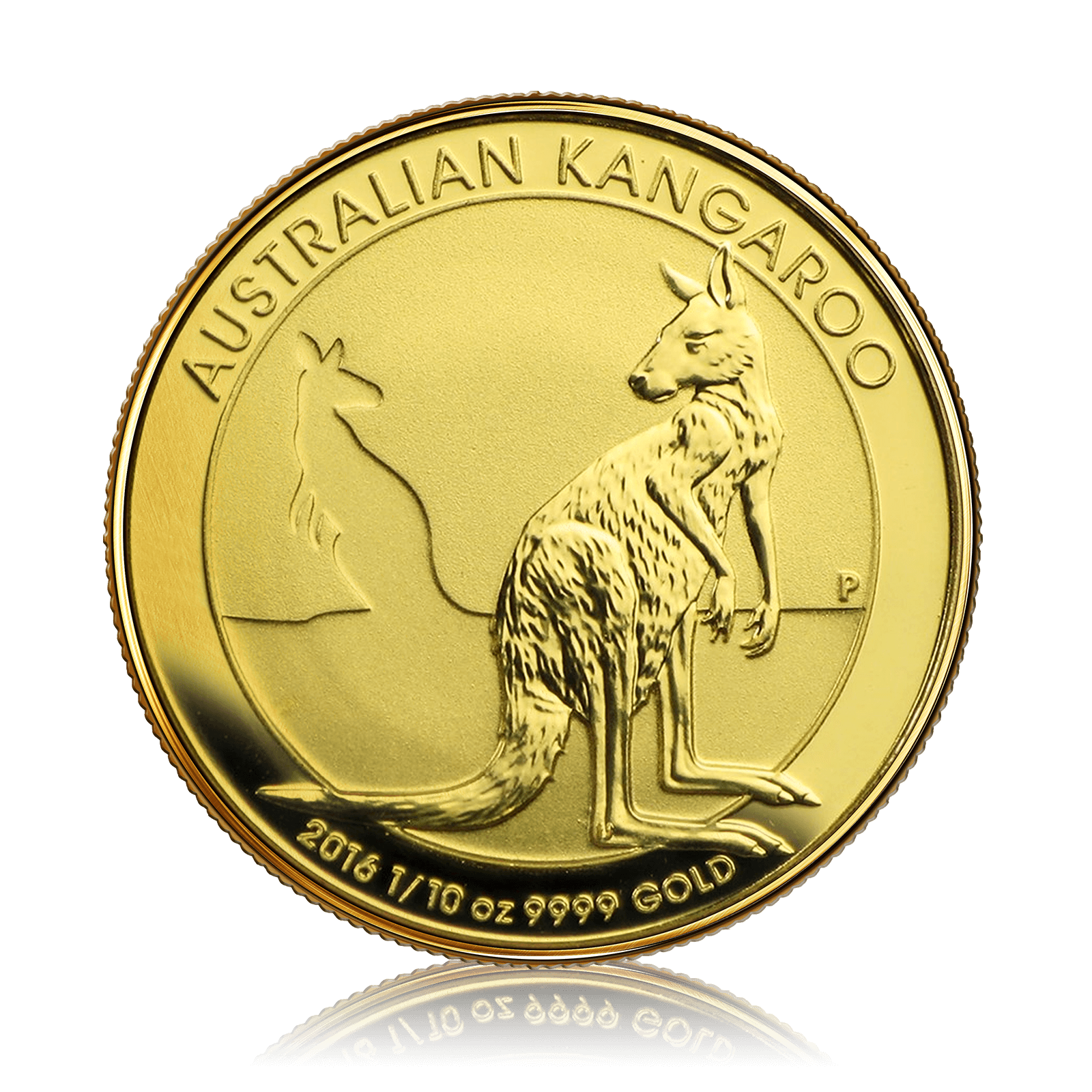 1/10th Ounce Gold Australian Kangaroo (2016)