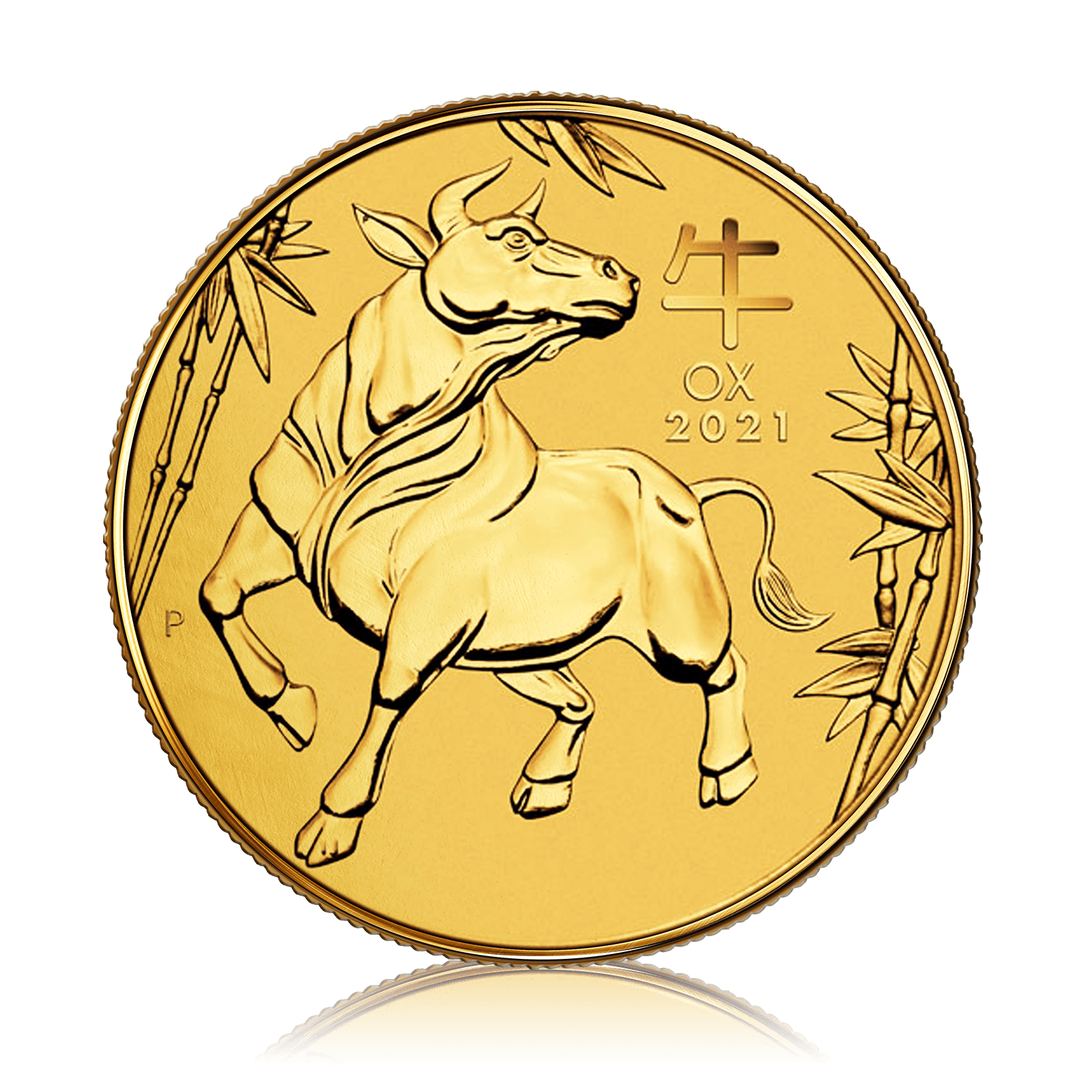 1/4 Oz Gold Perth Mint Year of the Ox (2021)