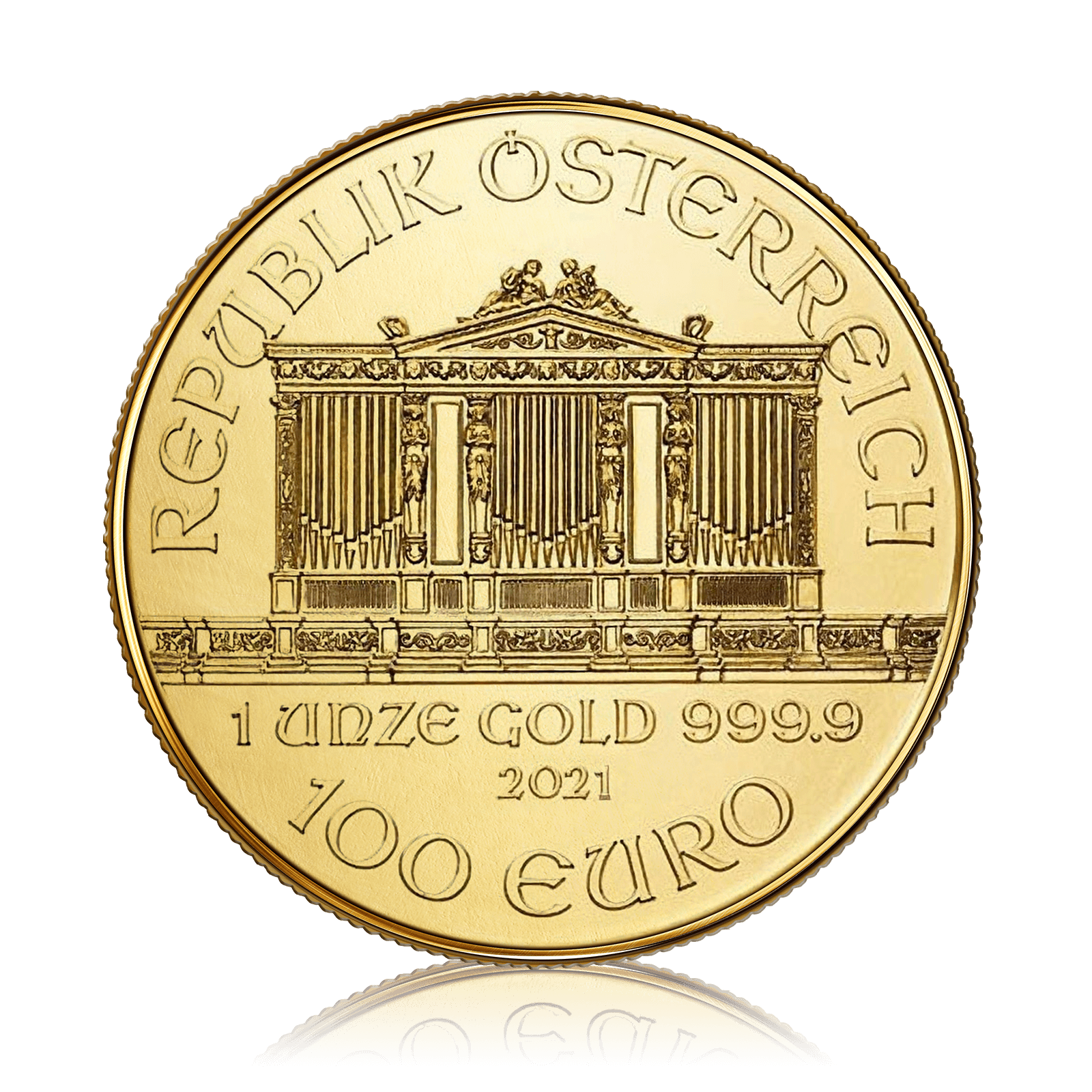 1oz Gold Austrian Philharmonic (2021)