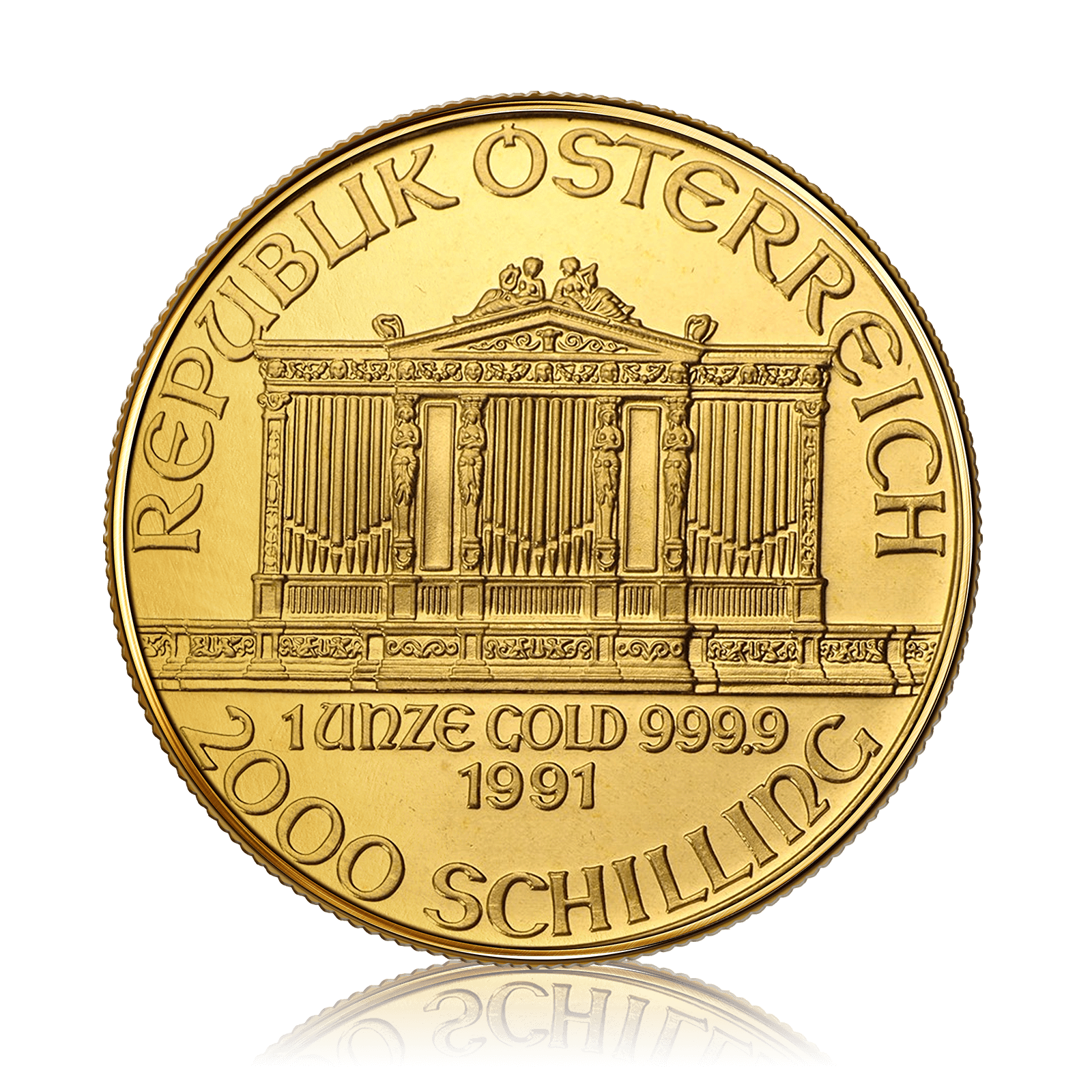1oz Gold Austrian Philharmonic (1991)