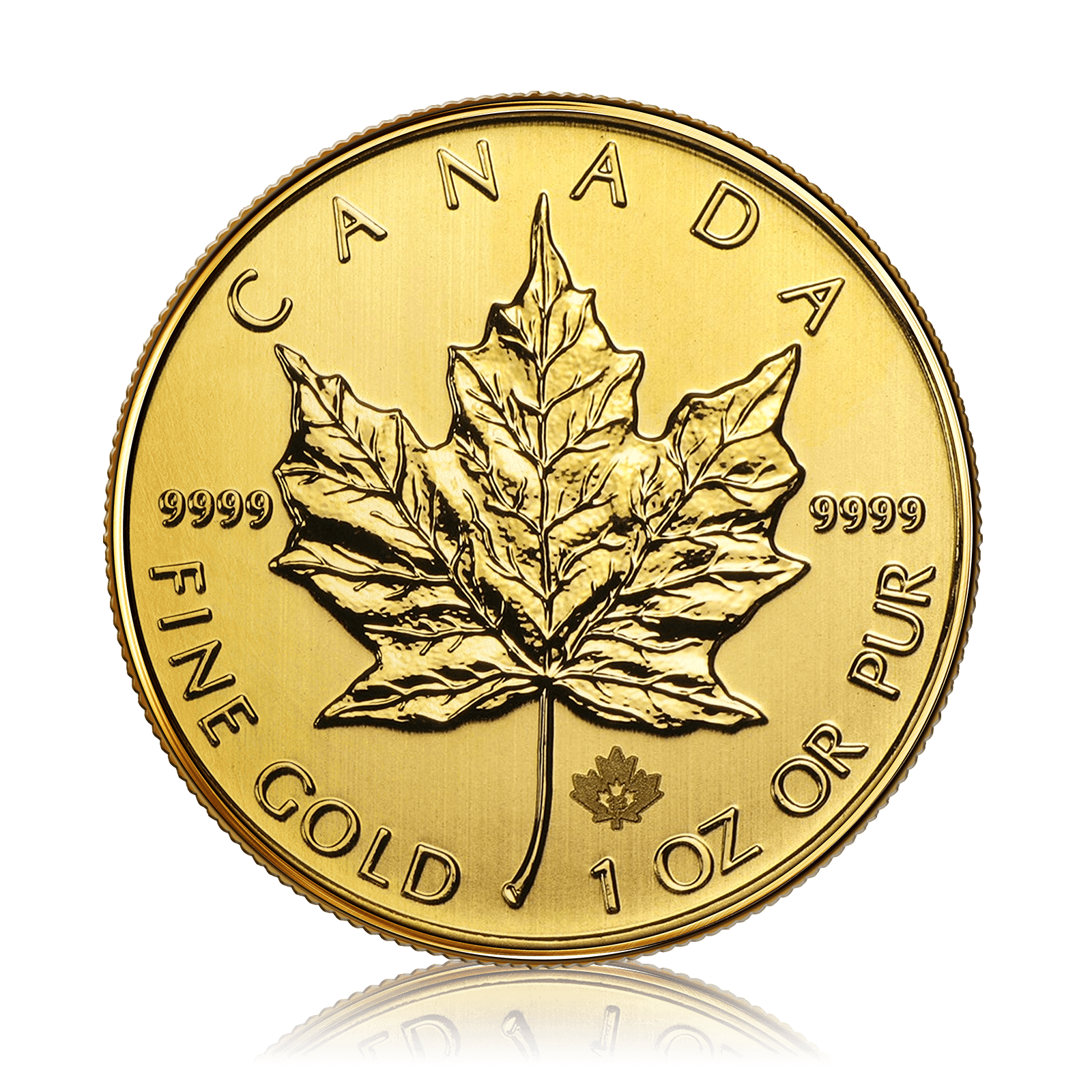 1oz Gold Canadian Maple Leaf (2013)