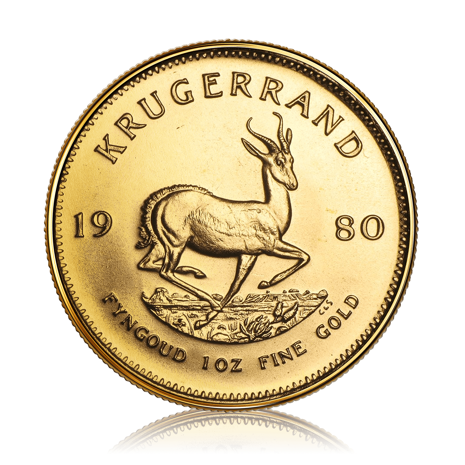 1oz Gold South African Krugerrand (1980)