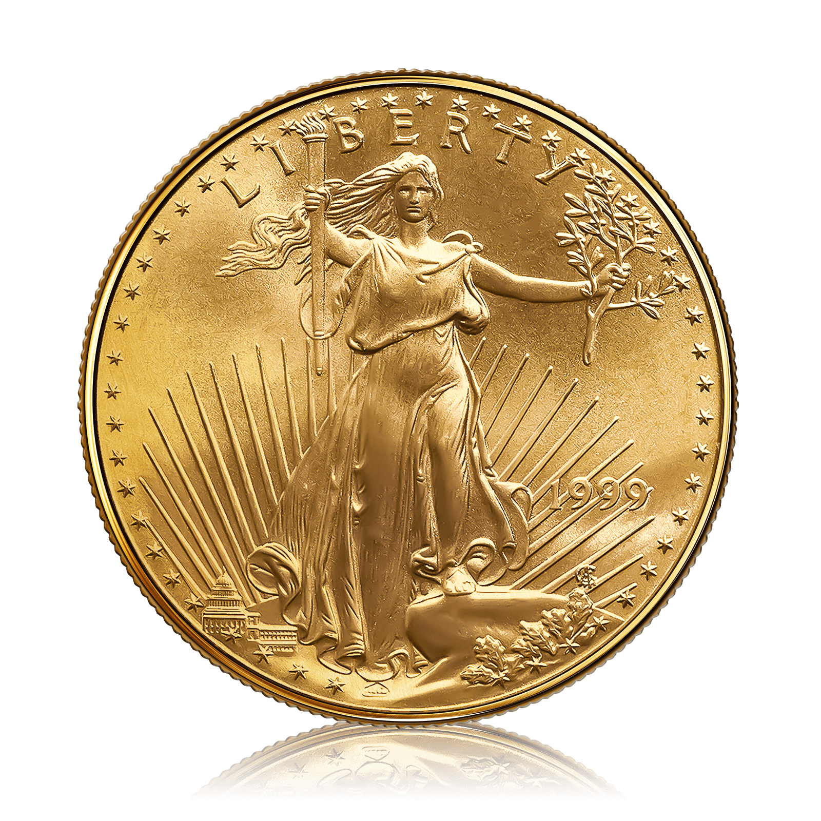 1oz Gold US American Eagle (1999)