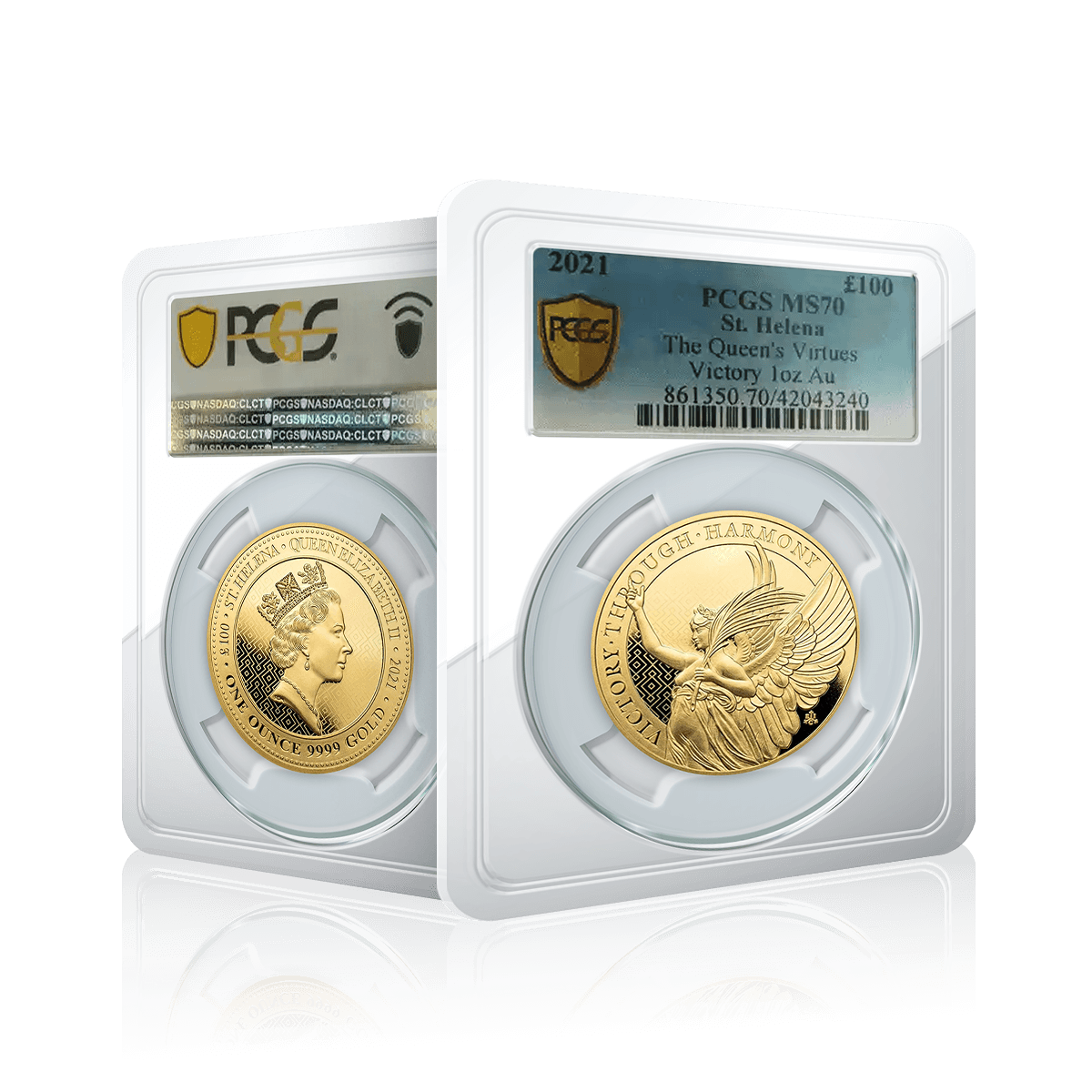 1oz Gold Queen's Victoria St Helena 2021 (MS-70) PCGS Graded