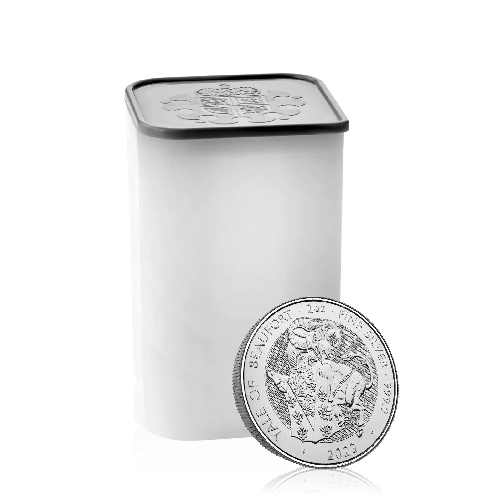 2oz Silver Tudor Beast Yale of Beaufort Tube Of 10 (2023)