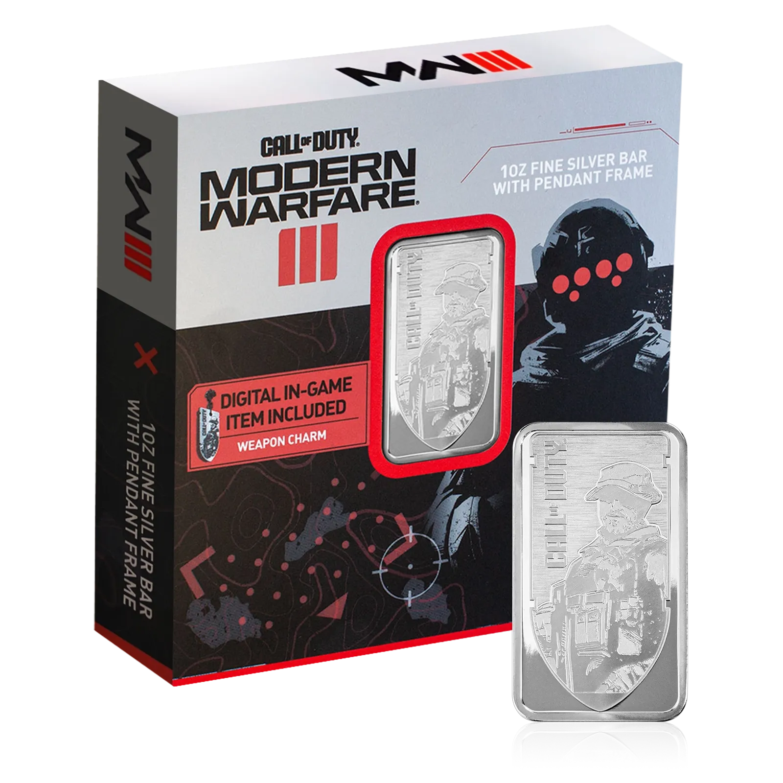 1oz Silver PAMP Call of Duty Modern Warfare 20th Anniversary (Box Set)