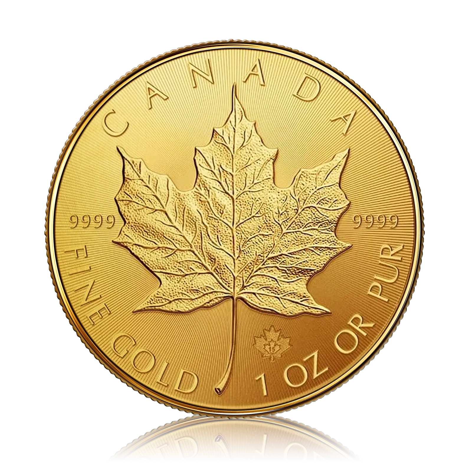 1oz Gold Canadian Maple Leaf (2022)
