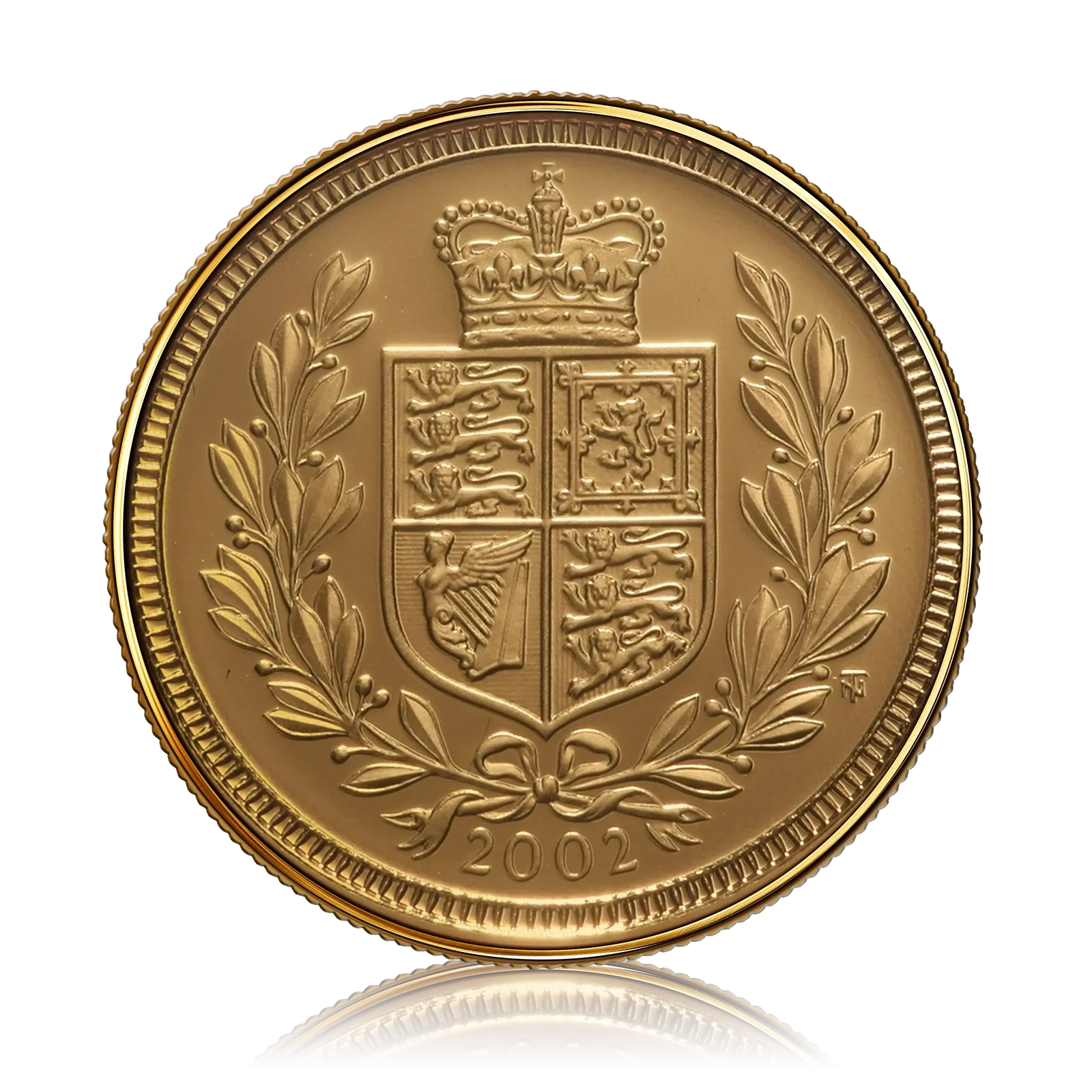 Gold Sovereign Queen Elizabeth Fourth Head (2002)