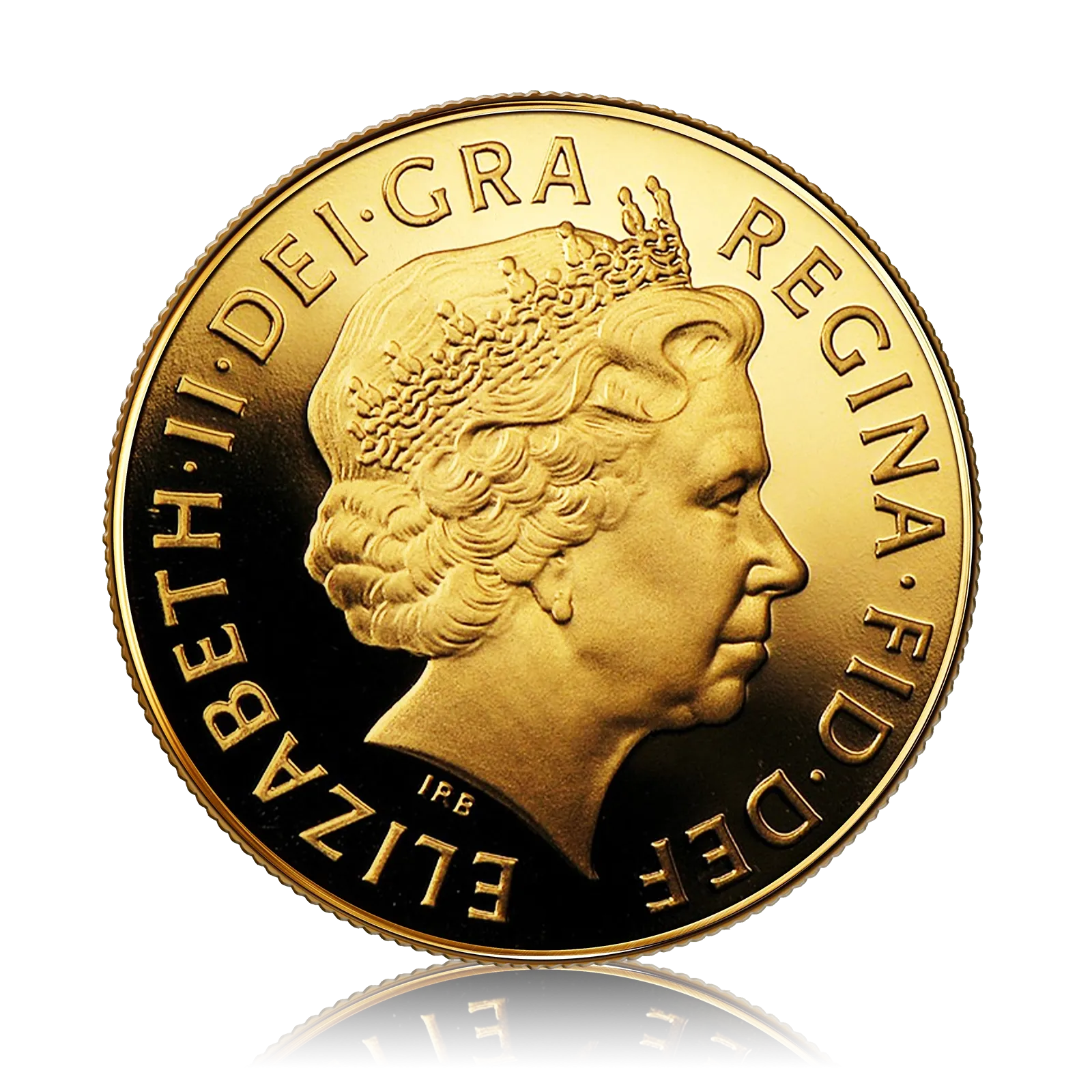 Half Gold Sovereign Queen Elizabeth Fourth Head Proof (1998-2015)
