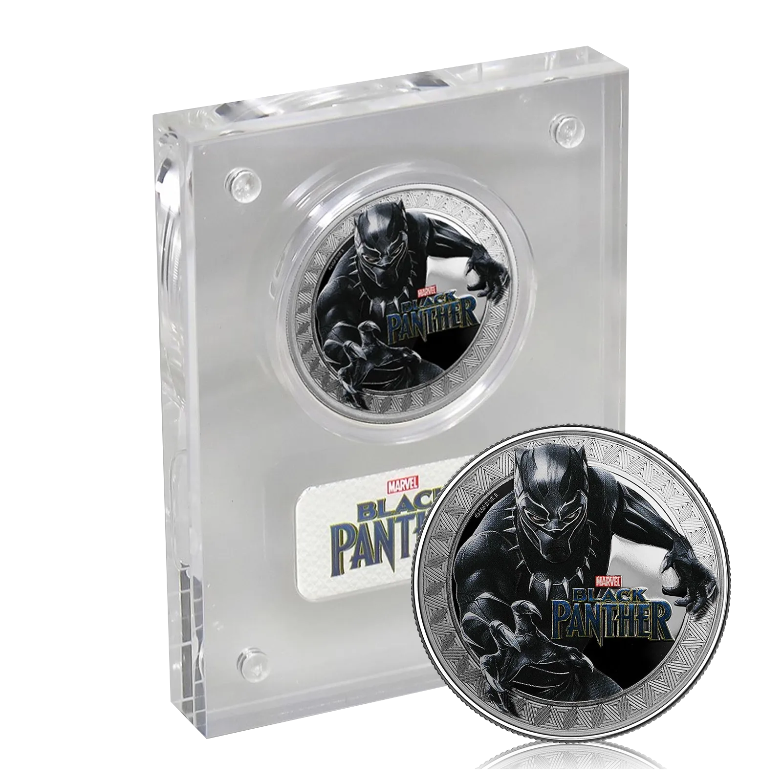 1oz Silver Marvel Series Black Panther (Box Set)