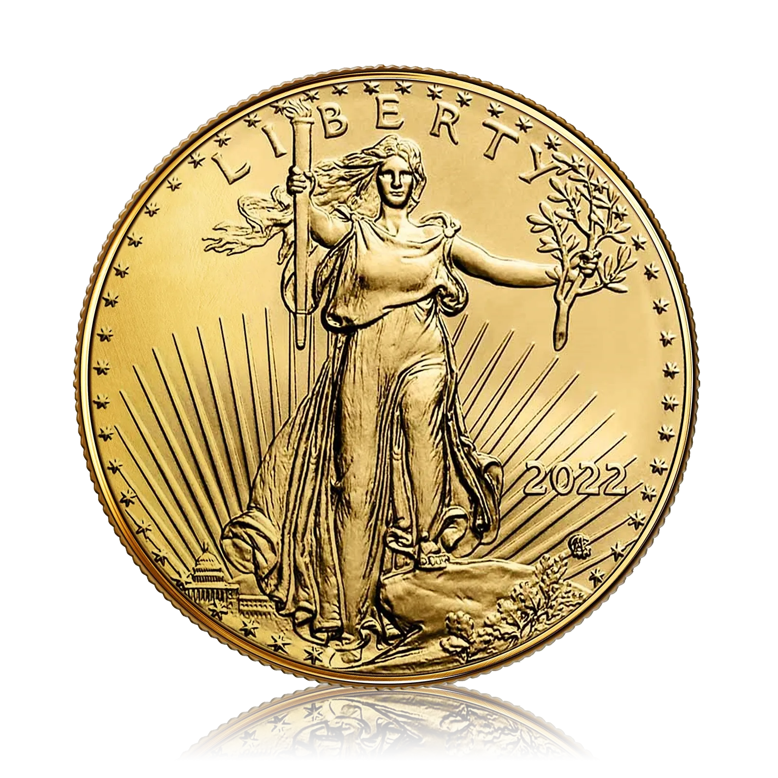 1/4oz Gold US Mint American Eagle (2022)