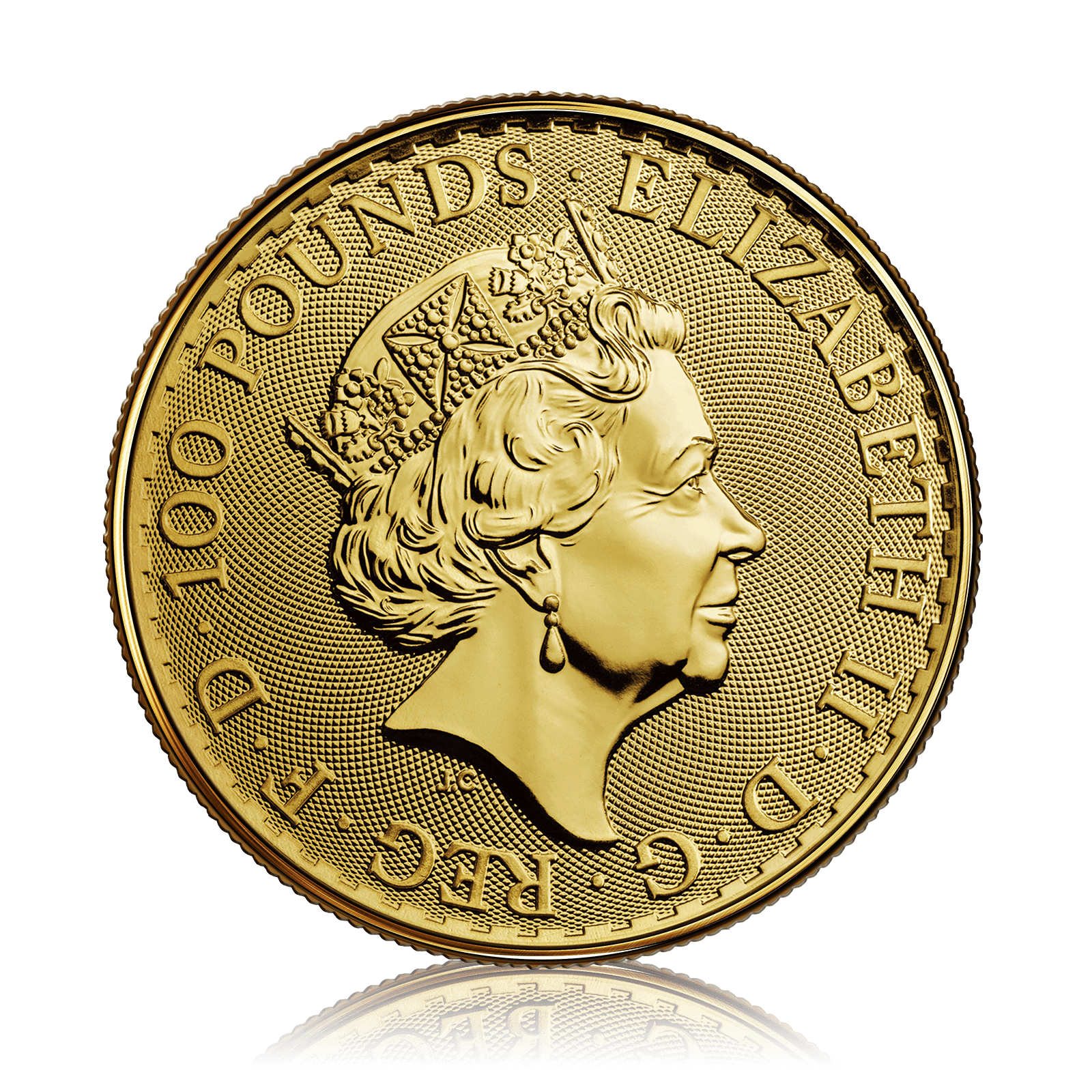 1oz Gold Royal Mint Britannia Queen Elizabeth II (2021)