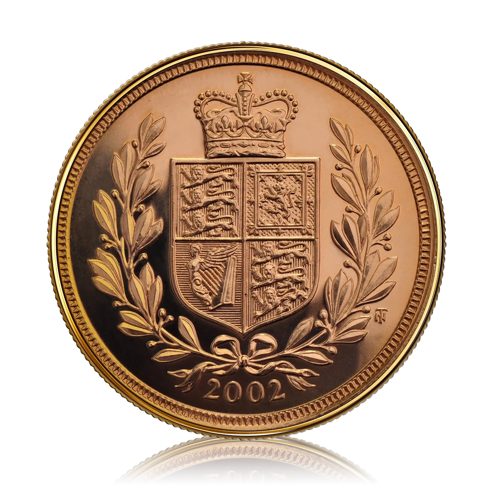 Gold Sovereign Queen Elizabeth Fourth Head (2002)