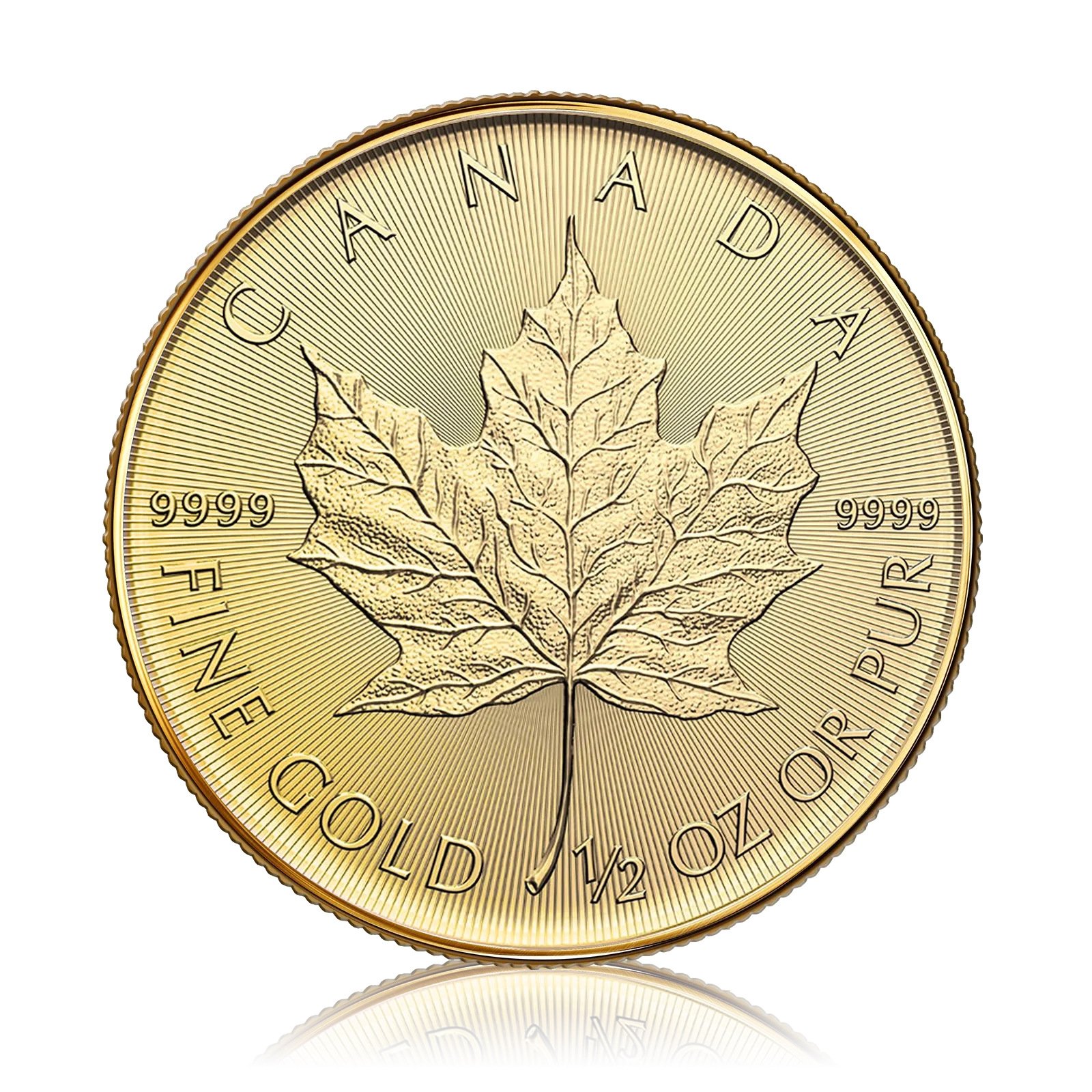 1/2 Oz Gold Canadian Maple Leaf (2026)