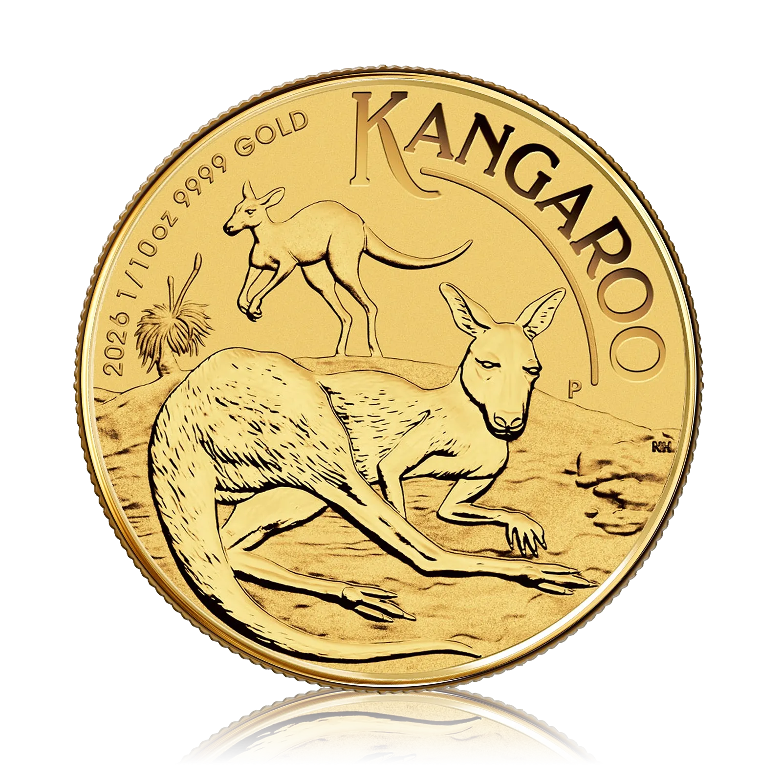 1/10 Oz Gold Perth Mint Australian Kangaroo (2026)
