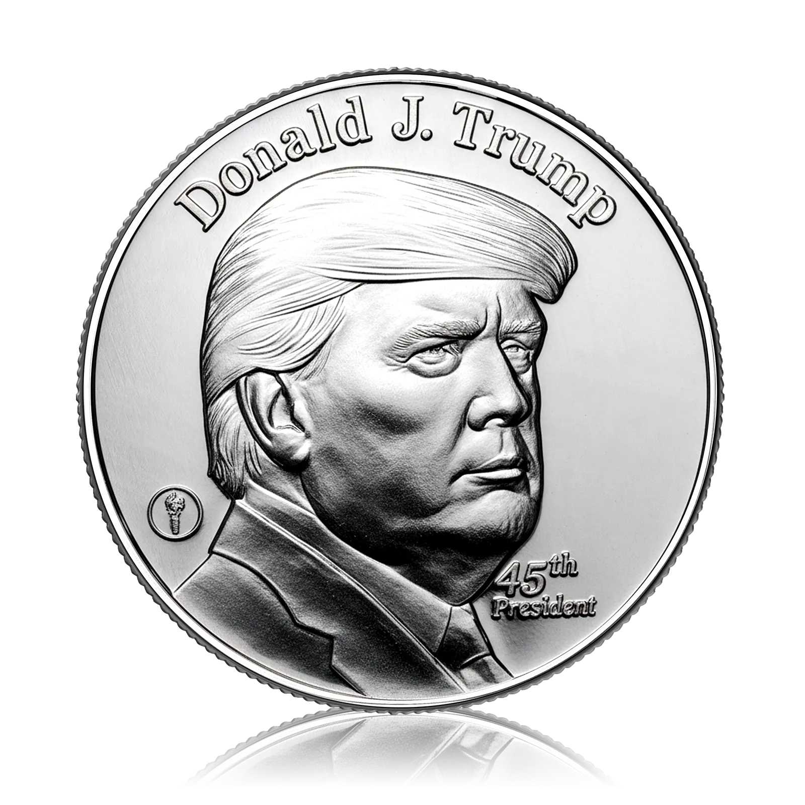 1 Oz Silver 45th US President and The White House