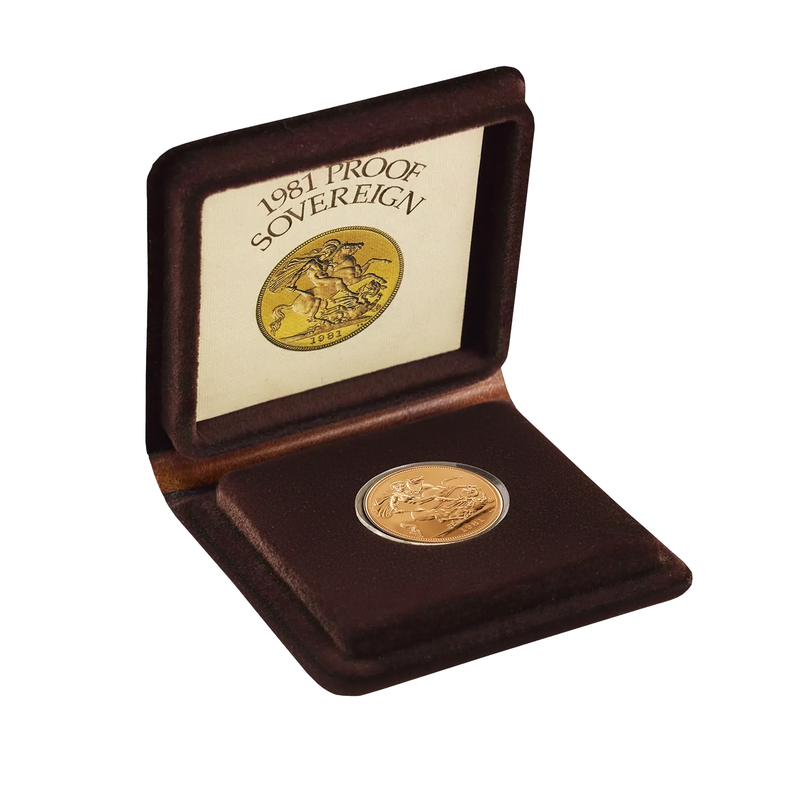 Gold Proof Sovereign Box Set  (1981)