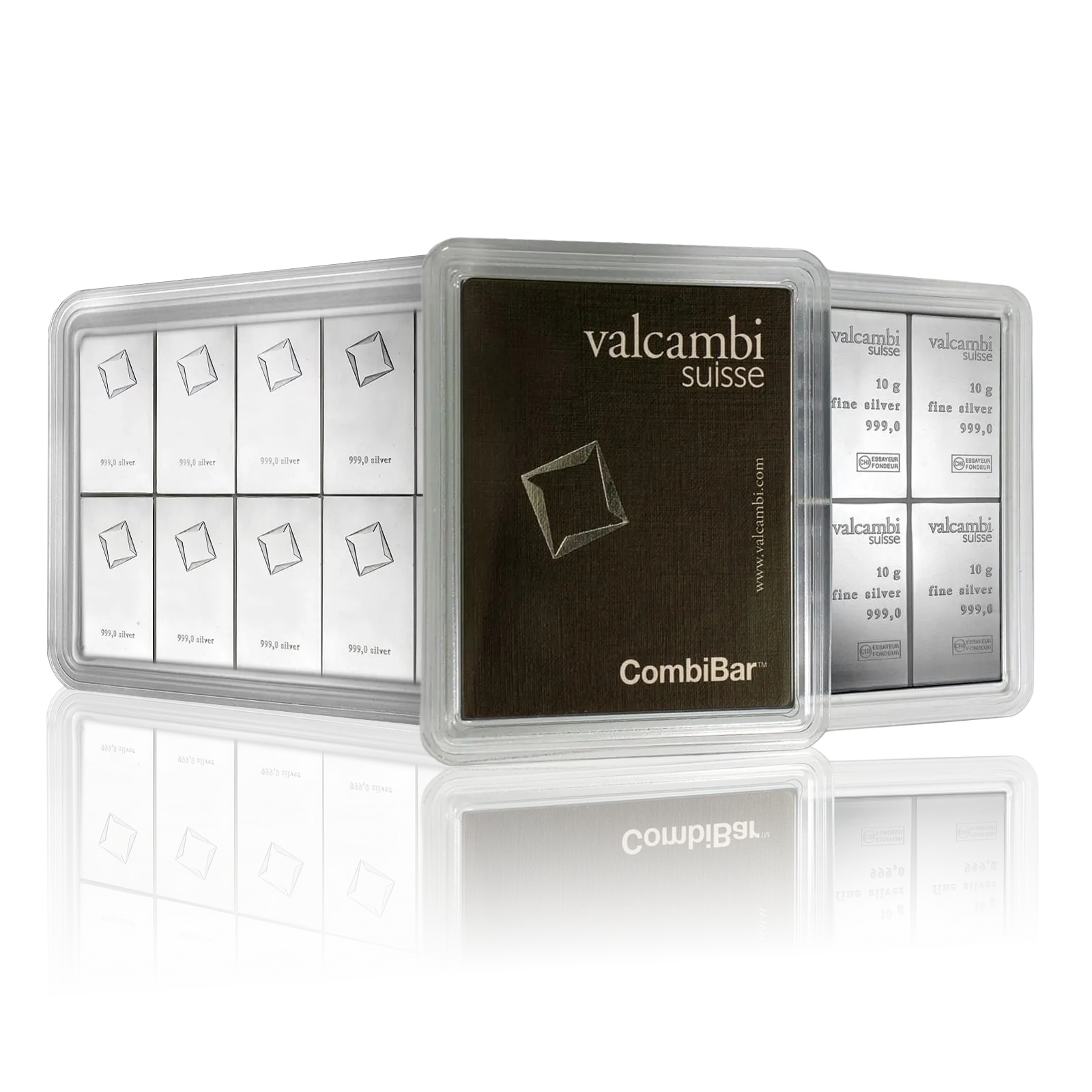 10x10g Silver Invesment CombiBar (Multigrams)