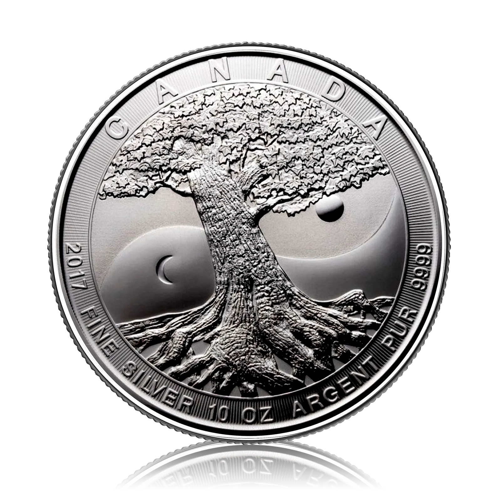 10oz Silver Canadian Tree of Life (2017)