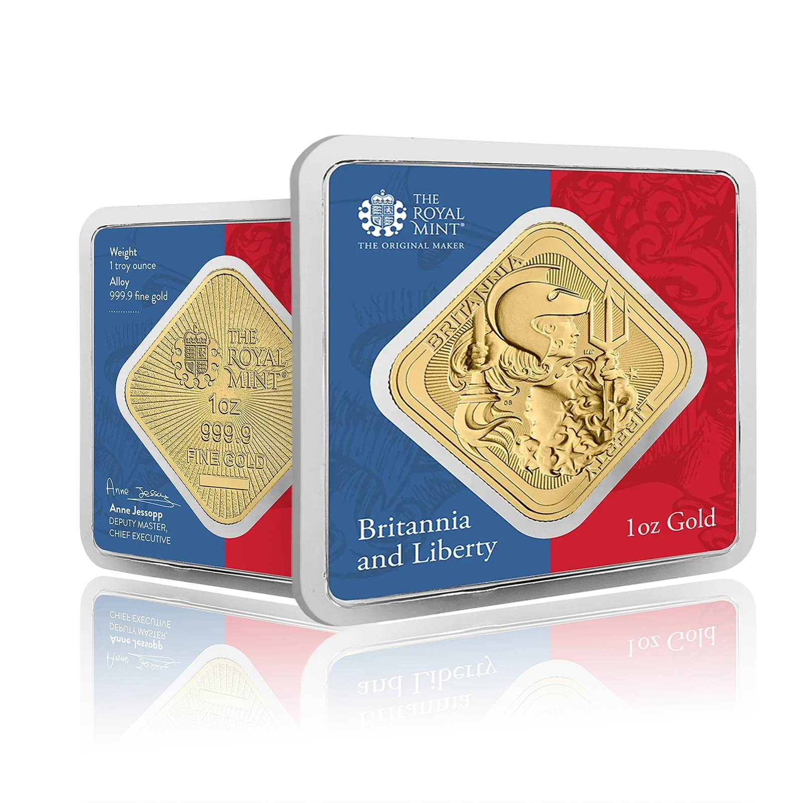 1oz Gold Royal Mint Britannia & Liberty