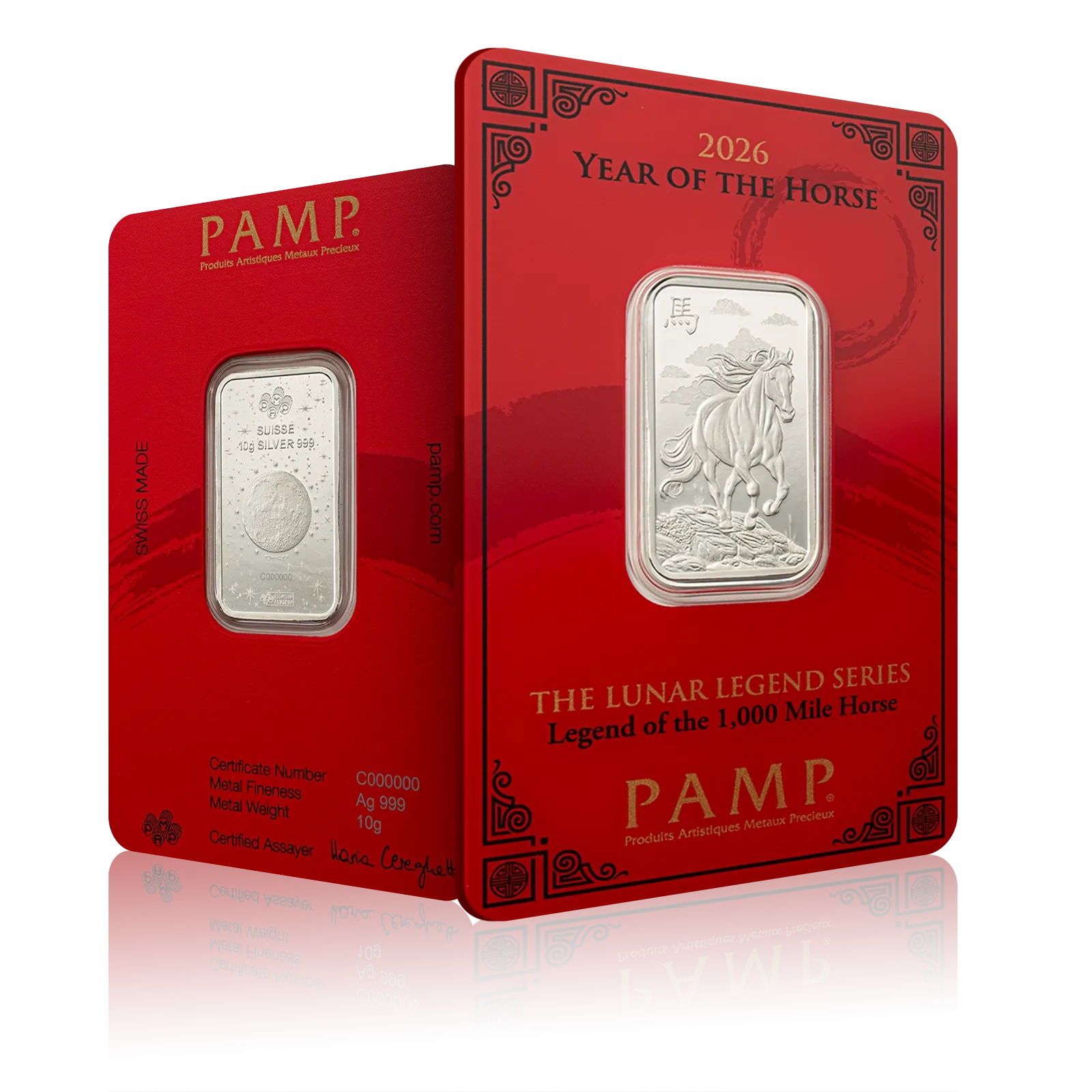 10g Silver PAMP Year of the Horse (2026)
