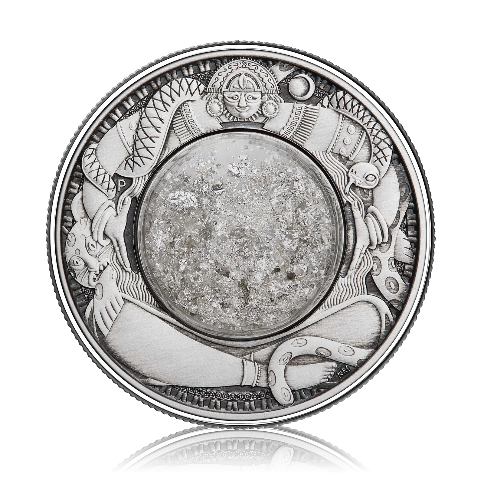 2oz Silver Antiqued Coin Tears of the Moon (2021)
