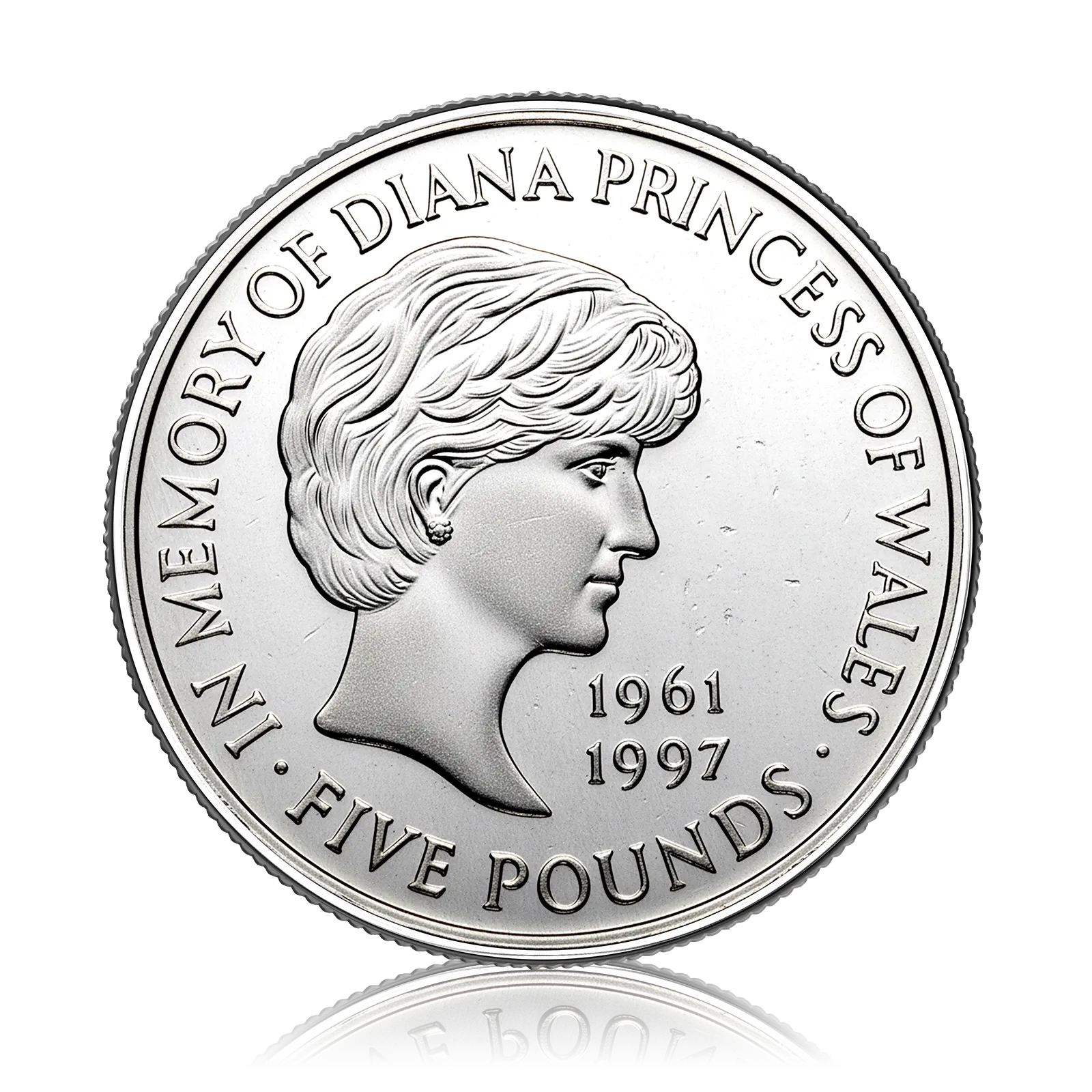 1999 Elizabeth II In memory of Diana, Princess of Wales £5 Coin